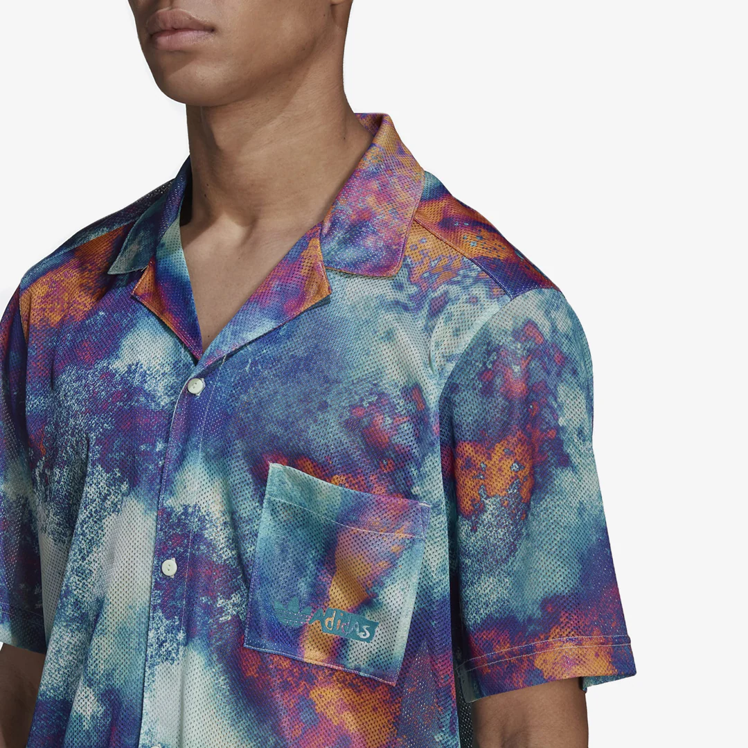 Adidas Originals | ALL OVER PRINT MESH SHIRT { MULTICOLOR - Image 4