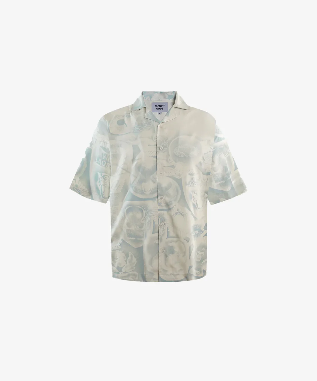 ALMOST GODS | AEGIS RELAXED SHIRT { BLUE
