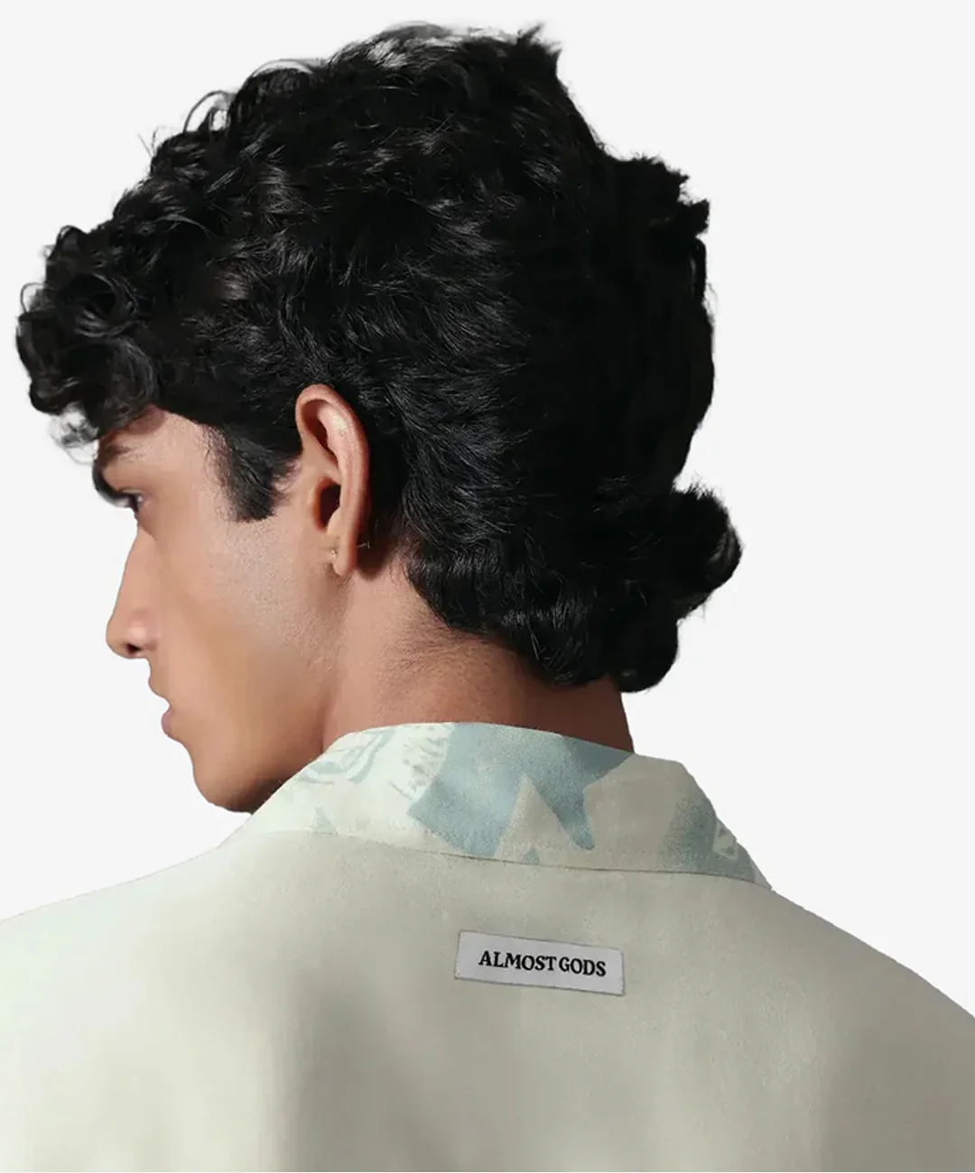 ALMOST GODS | AEGIS RELAXED SHIRT { BLUE - Image 4