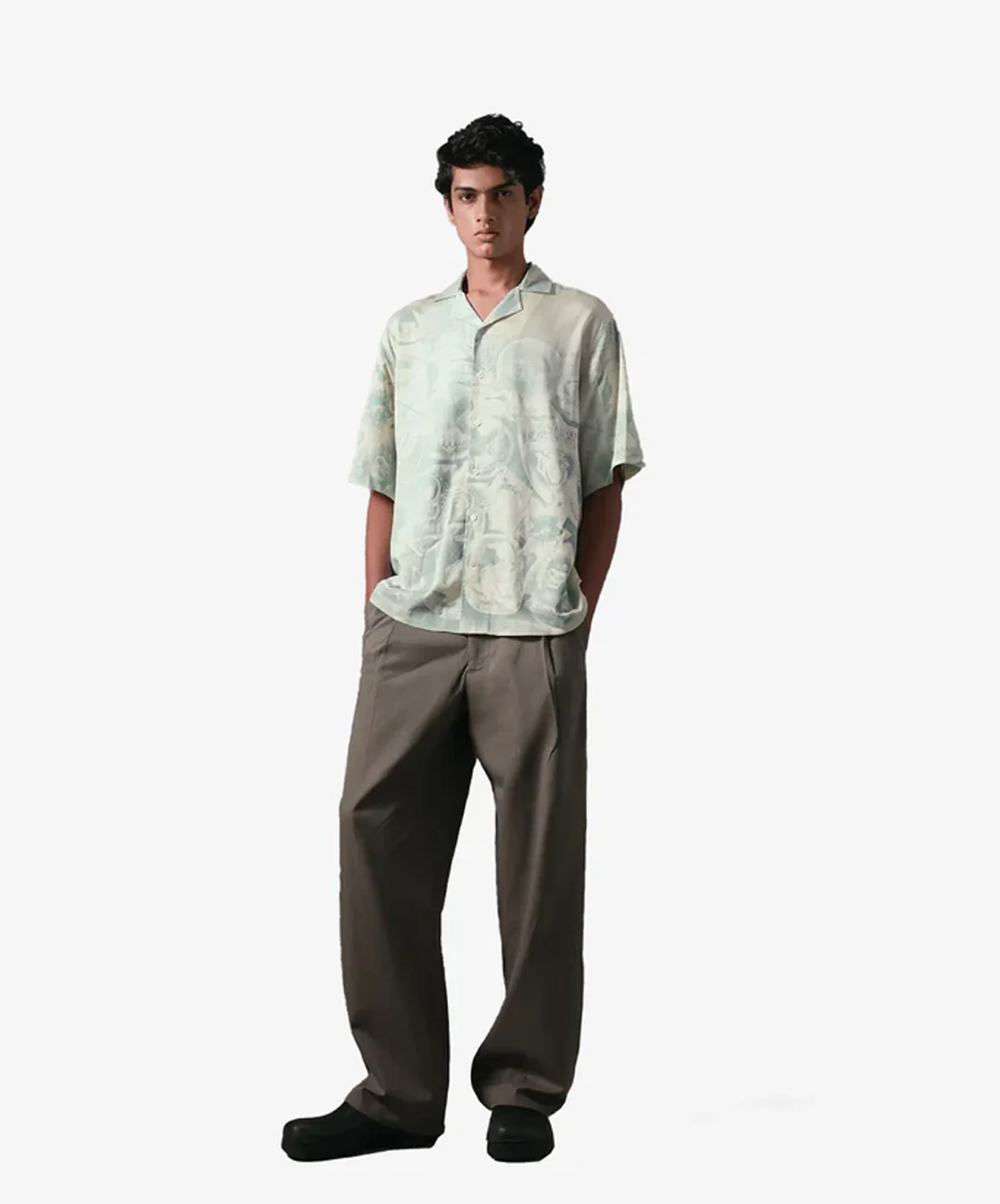 ALMOST GODS | AEGIS RELAXED SHIRT { BLUE - Image 5