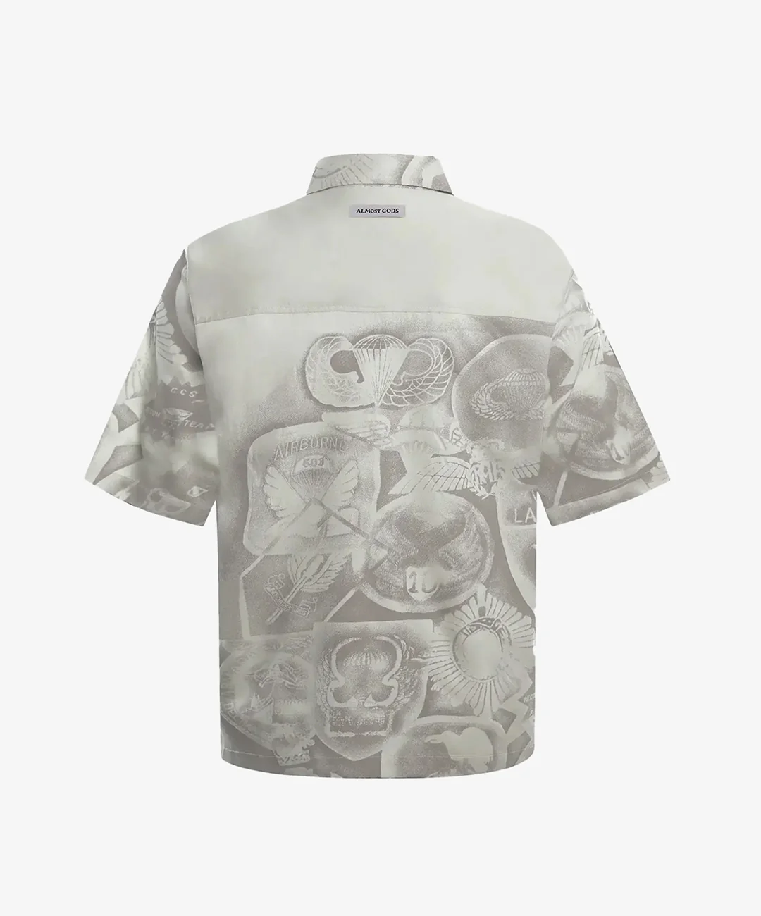 ALMOST GODS | AEGIS RELAXED SHIRT { BROWN - Image 2