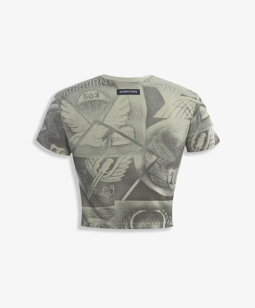 ALMOST GODS | AEGIS RELAXED TEE { GREEN HAZE - Image 4