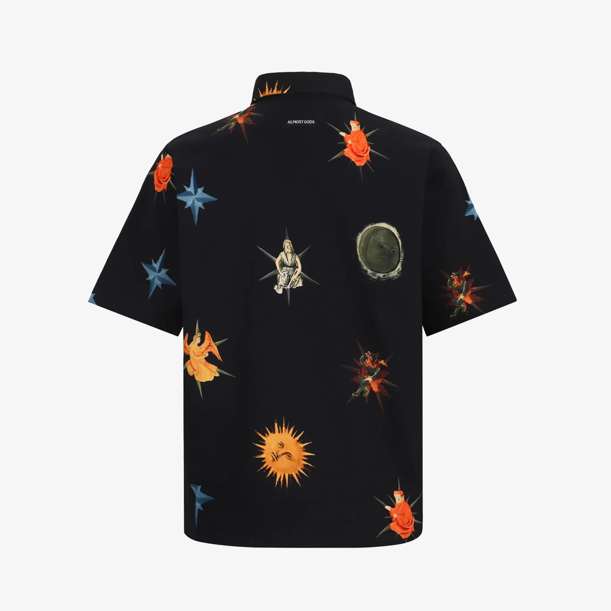 ALMOST GODS | ALCHEMICAL SYMBOL SHIRT { BLACK - Image 2
