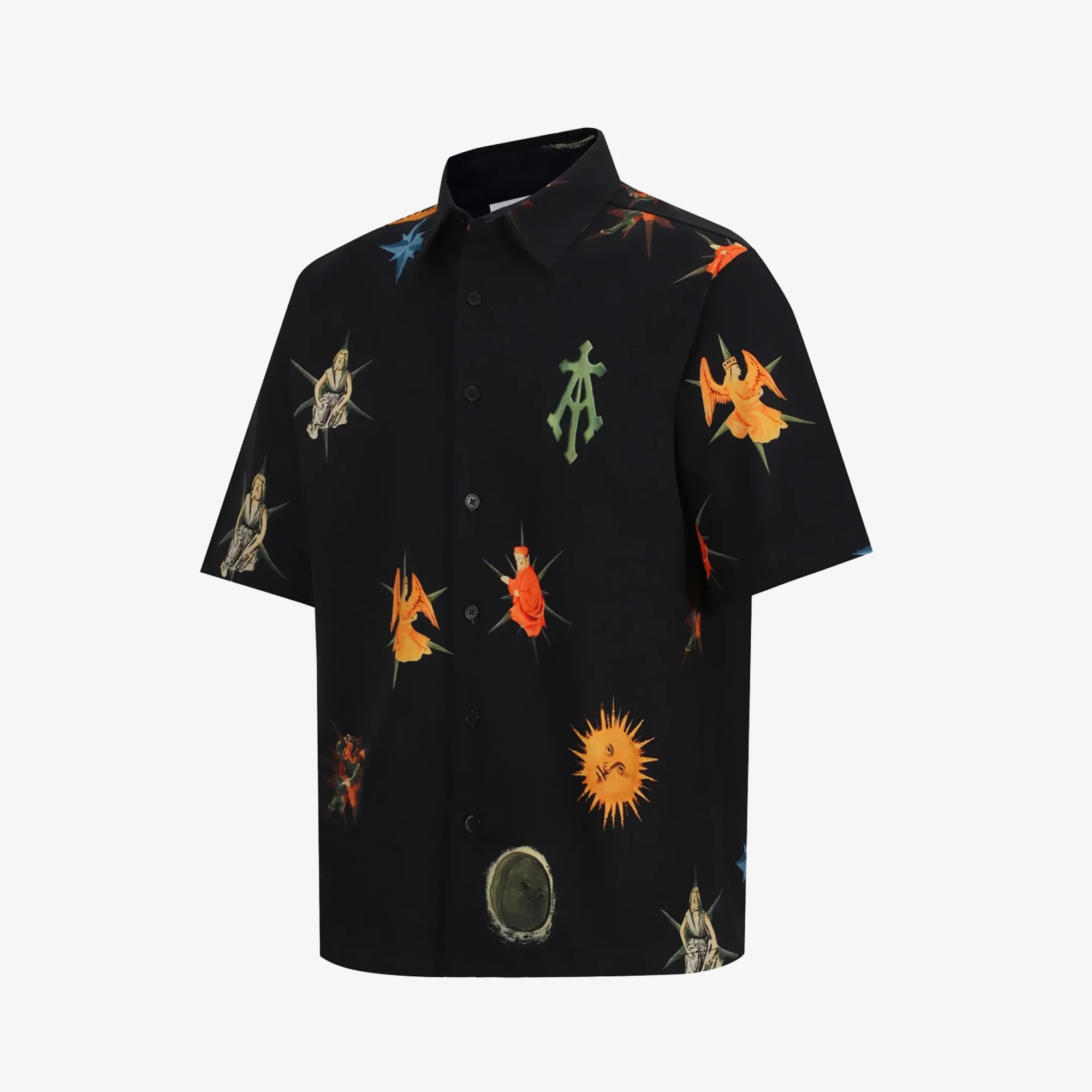 ALMOST GODS | ALCHEMICAL SYMBOL SHIRT { BLACK - Image 3