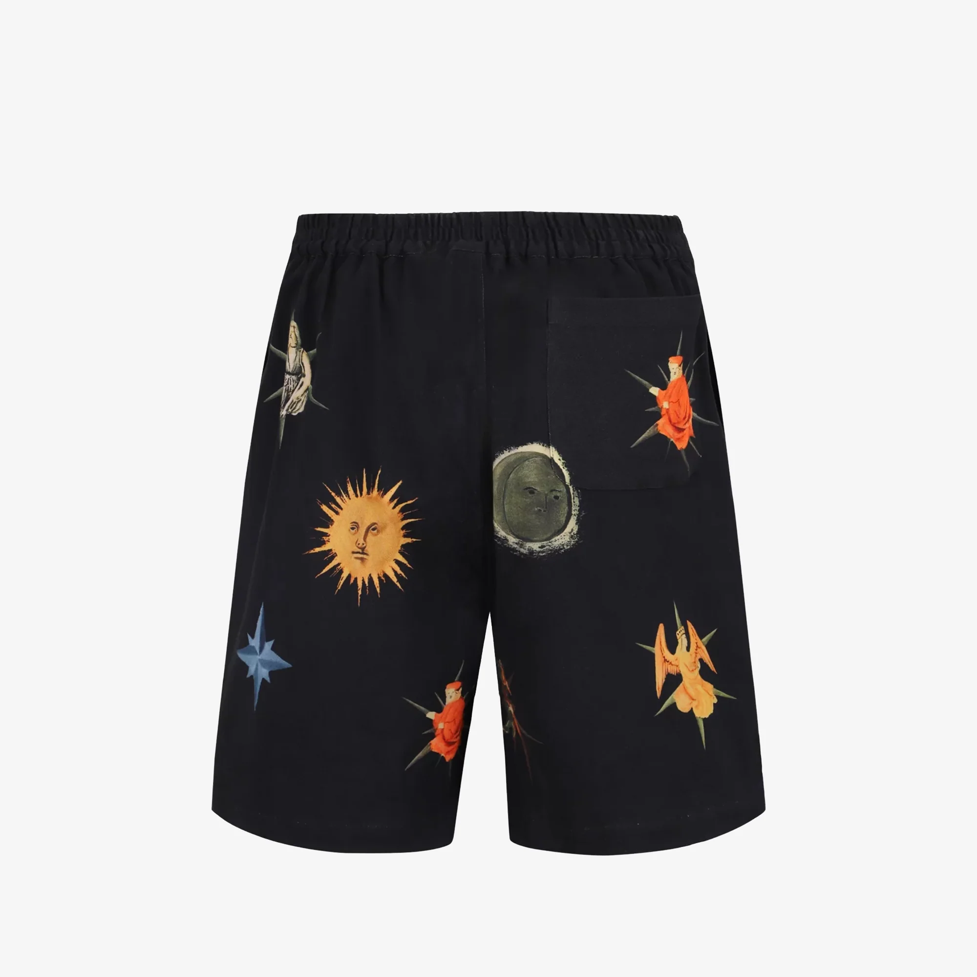 ALMOST GODS | ALCHEMICAL SYMBOL SHORTS { BLACK - Image 2