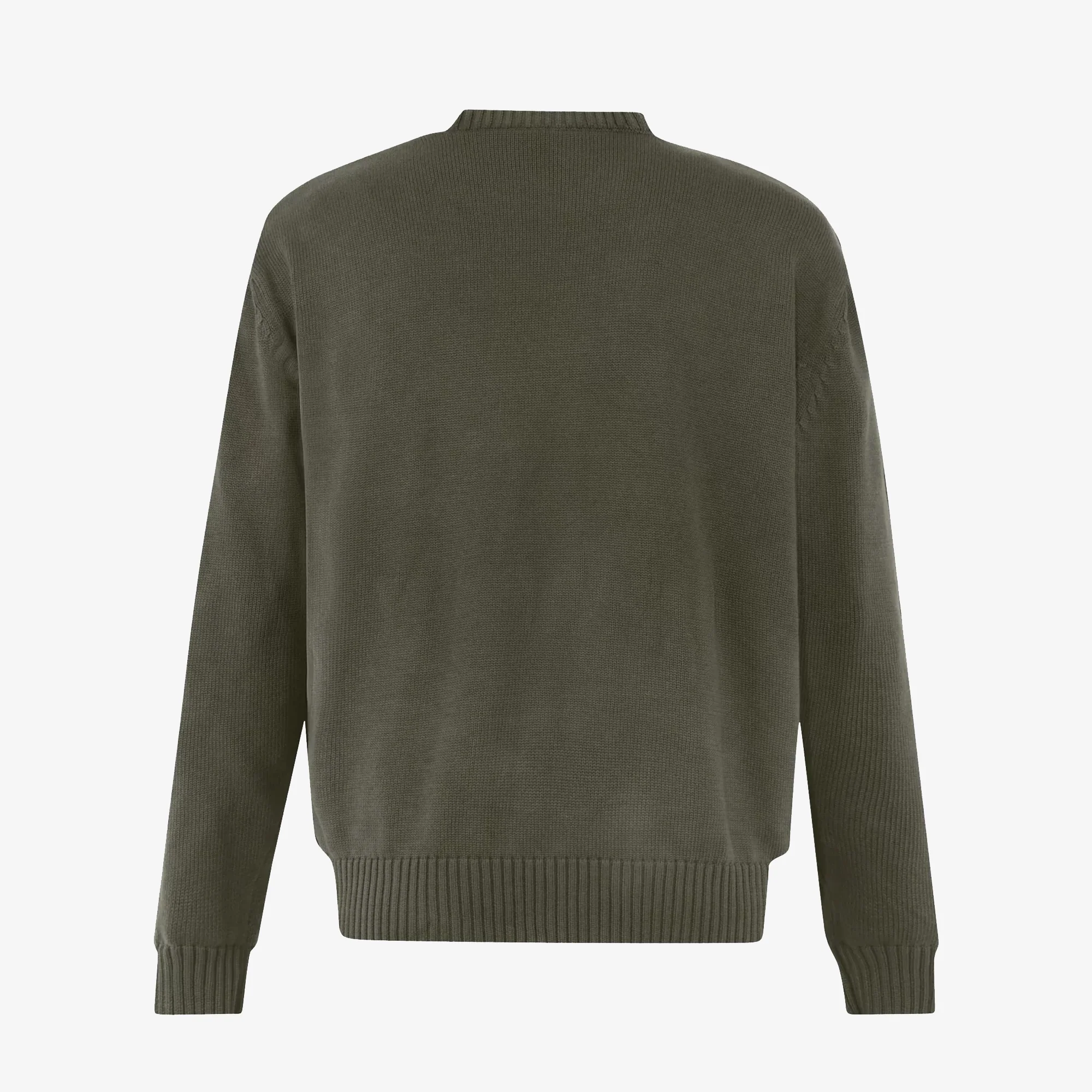 ALMOST GODS | ALPHA CROSS KNIT SWEATER { OLIVE - Image 5