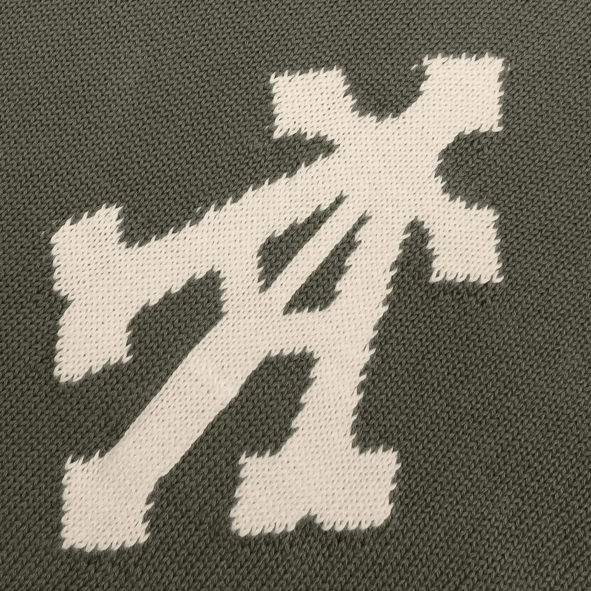 ALMOST GODS | ALPHA CROSS KNIT SWEATER { OLIVE - Image 8