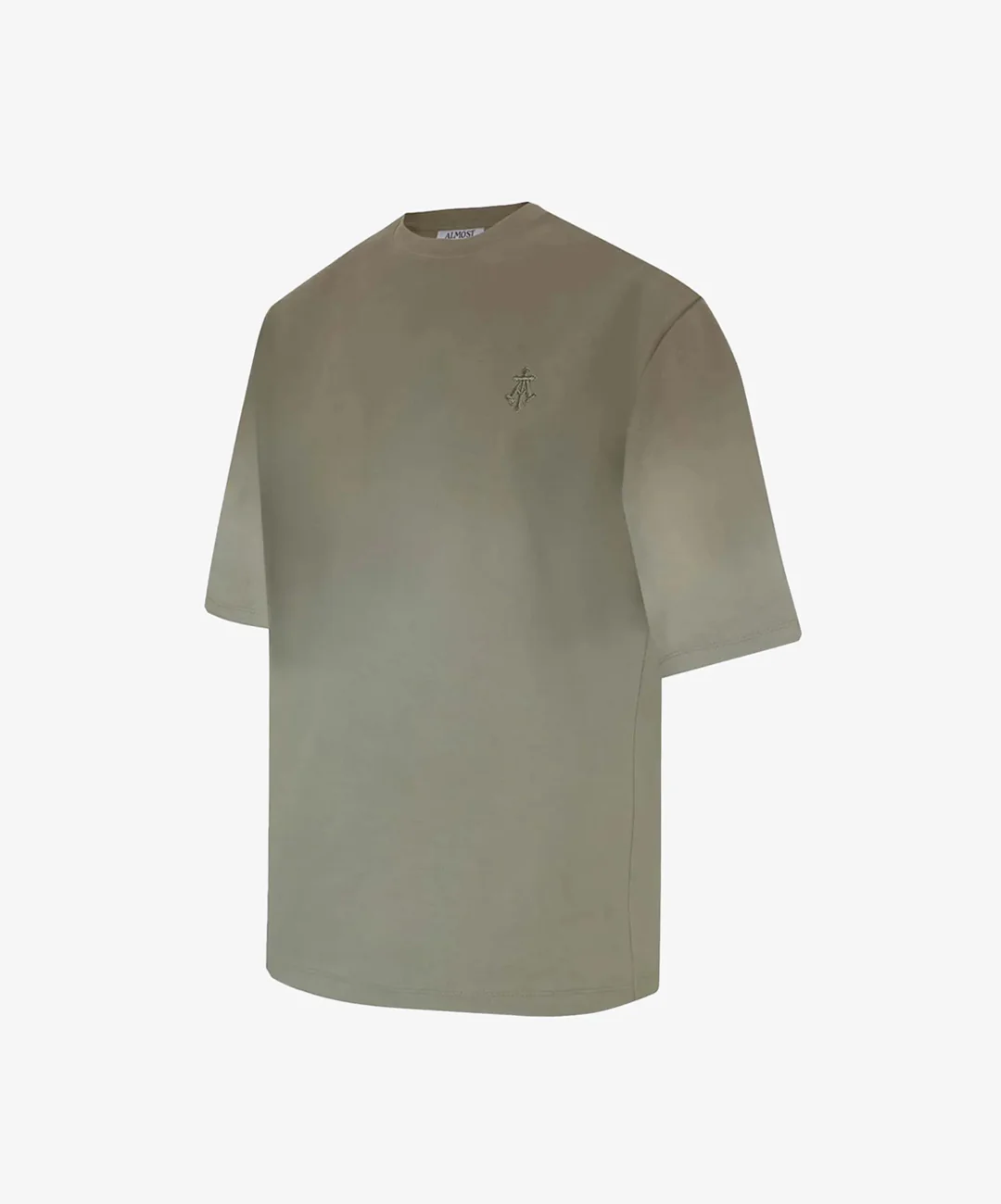 ALMOST GODS | ALPHA CROSS TEE IN DIP { DYE GREEN - Image 4