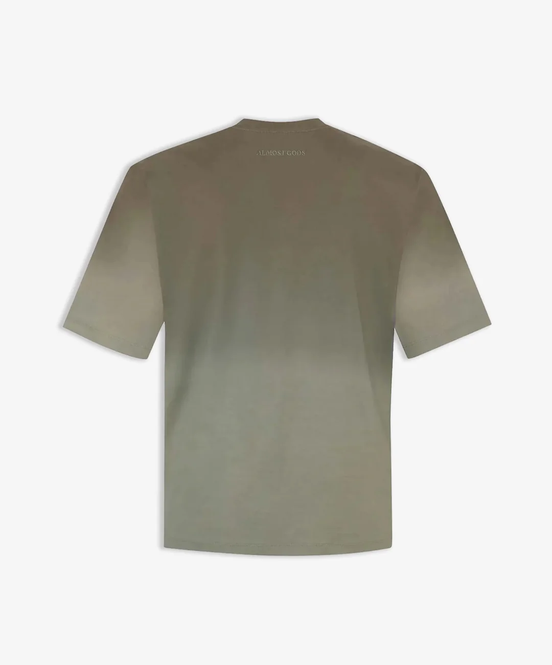 ALMOST GODS | ALPHA CROSS TEE IN DIP { DYE GREEN - Image 5
