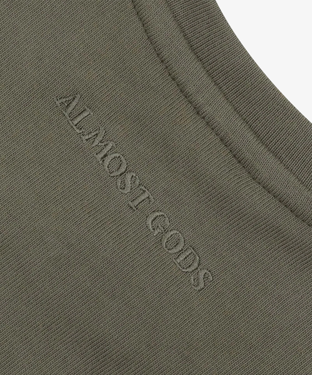 ALMOST GODS | ALPHA CROSS TEE IN DIP { DYE GREEN - Image 7