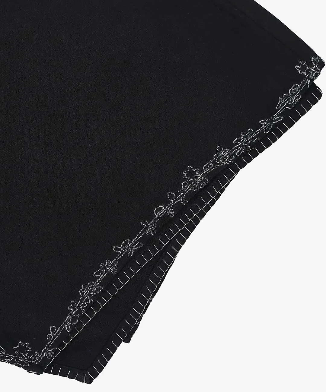 ALMOST GODS | ASSYMETRIC LAYERED KNIT DRESS { BLACK - Image 5