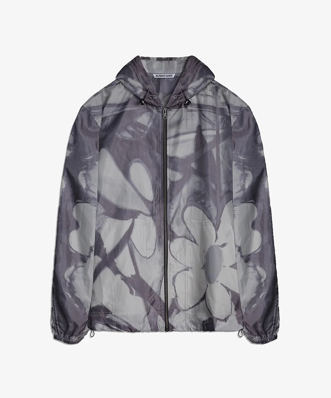 ALMOST GODS | FLOSS GARDEN WINDBREAKER JACKET { BROWN