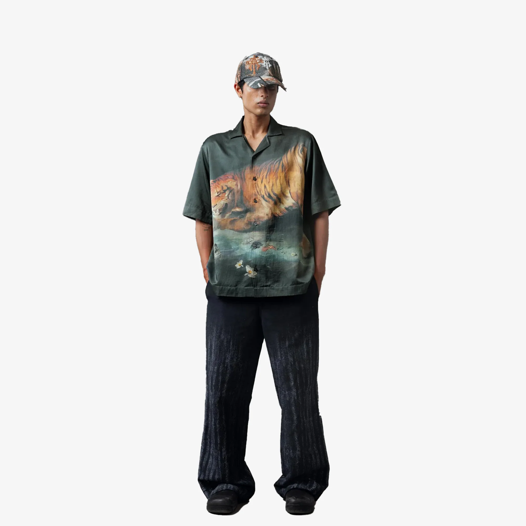 ALMOST GODS | FOUR CONTINENTS RELAXED SHIRT { MULTI - Image 6