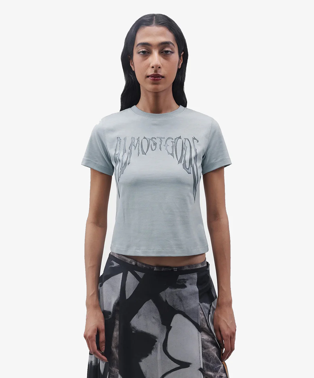 ALMOST GODS | GOTHIC RELAXED TEE { ICE