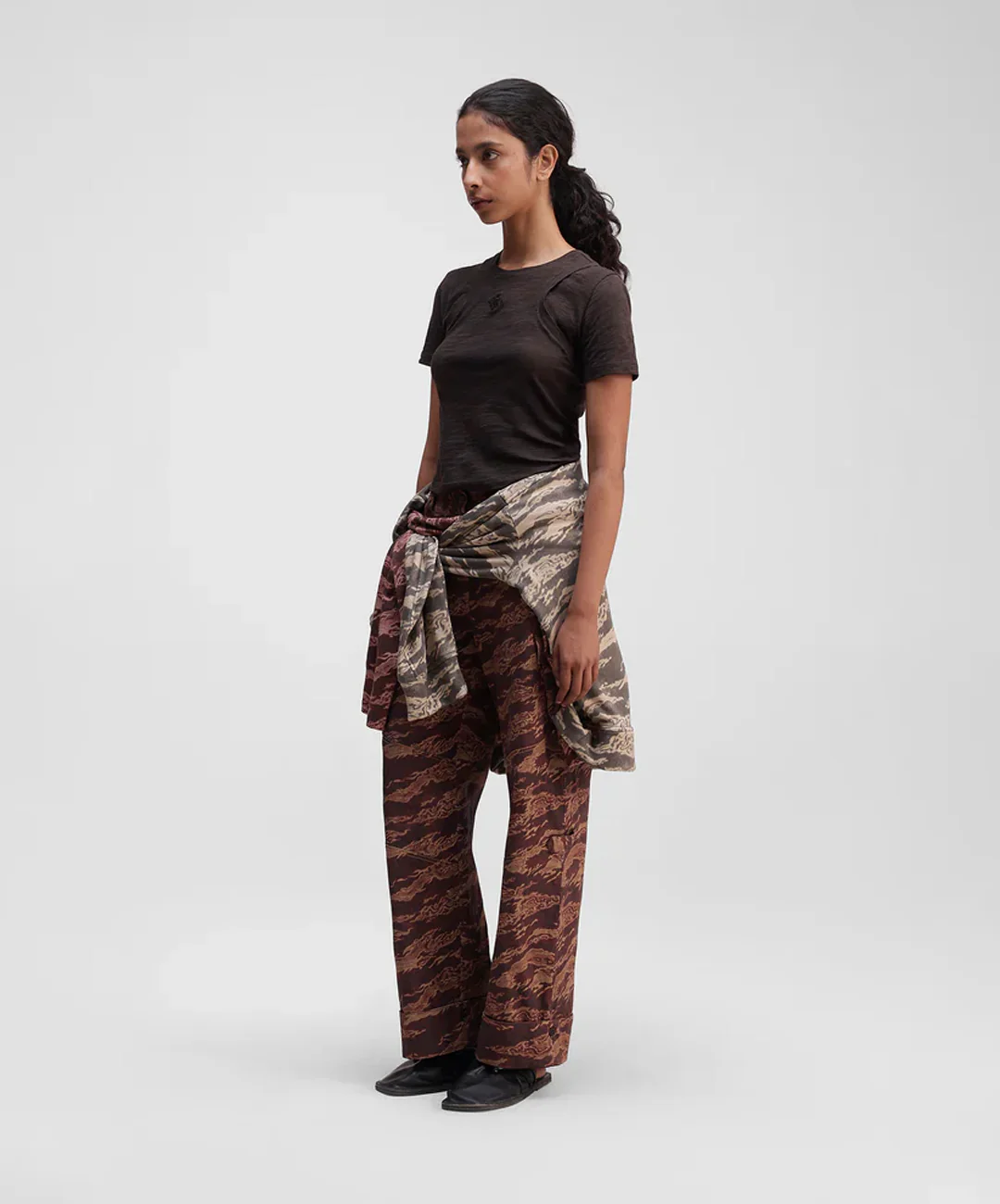 ALMOST GODS | LAYERED TOP { BROWN - Image 3