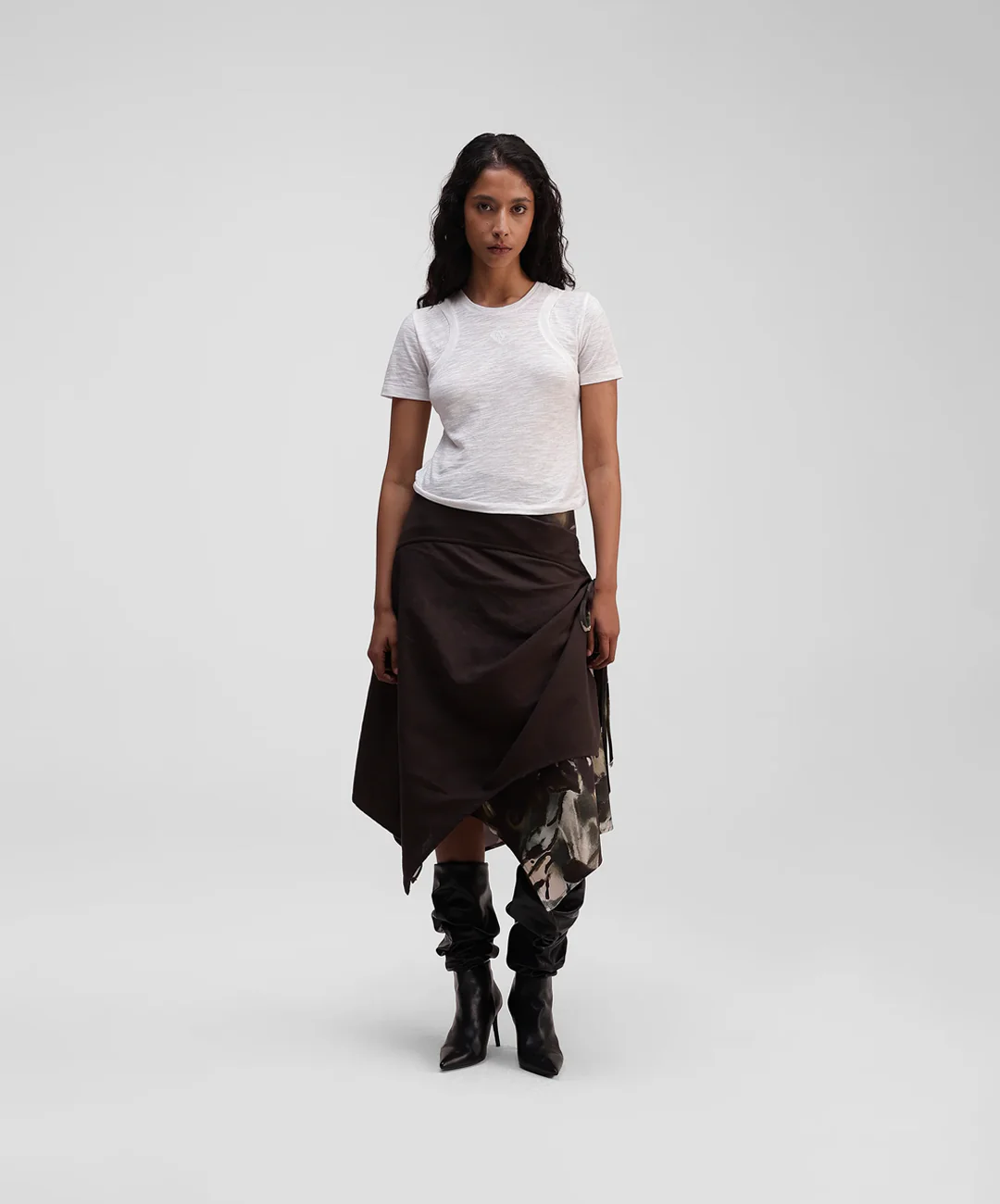 ALMOST GODS | LAYERED TOP { WHITE - Image 4