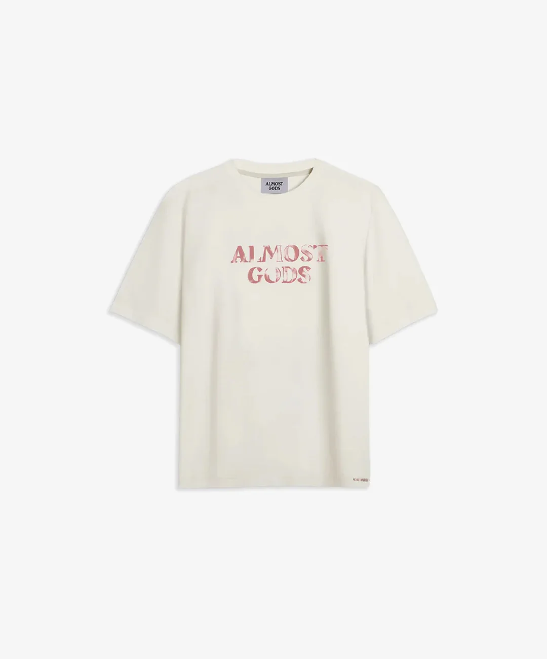 ALMOST GODS | LOGO RELAXED TEE { OFF WHITE - Image 2
