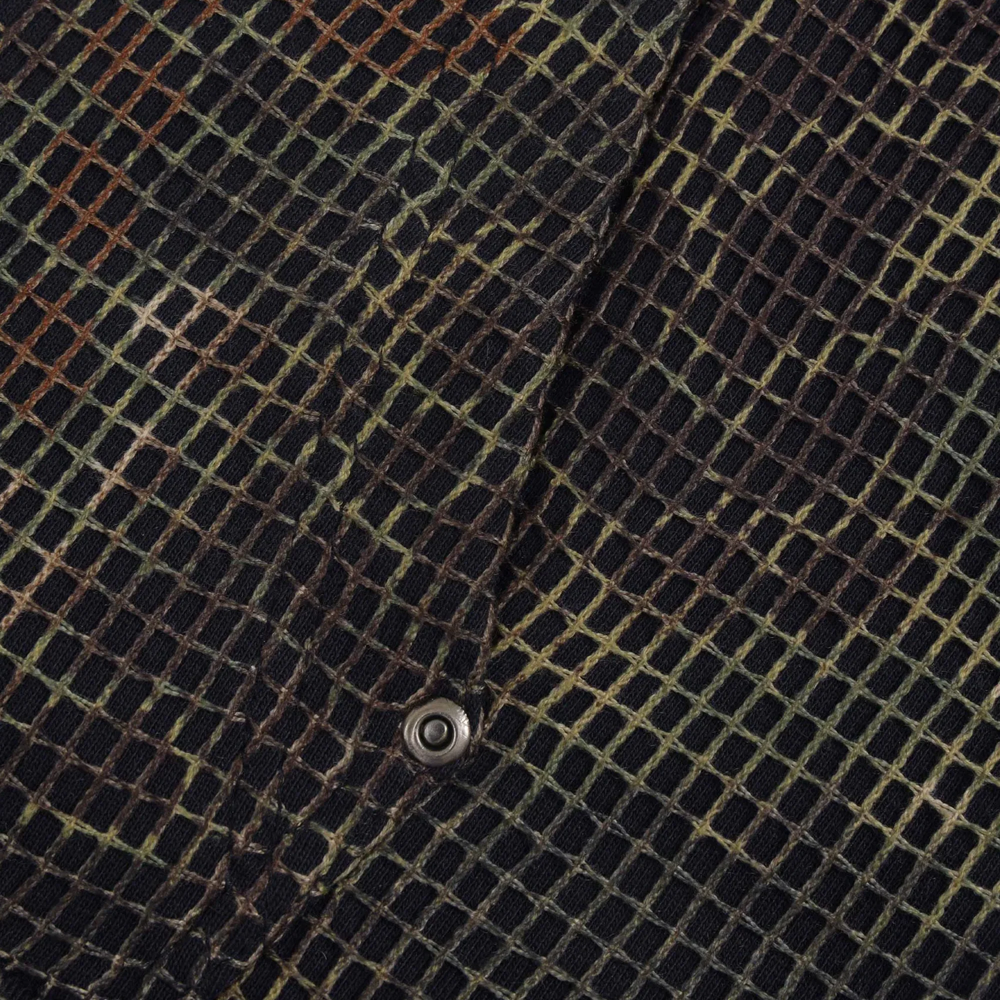 ALMOST GODS | MANDRAKE CAMO NET ZIP HOODIE { BROWN - Image 6