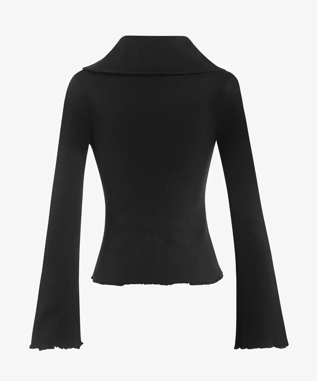 ALMOST GODS | MERIDIAN KNIT TOP { BLACK - Image 3