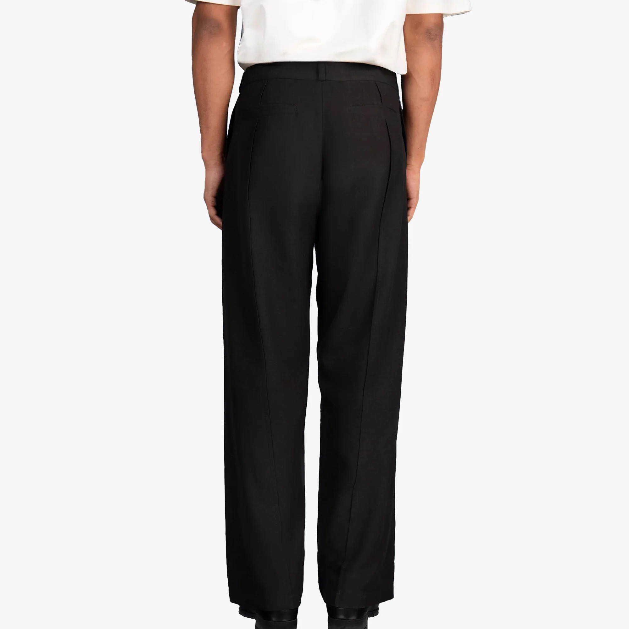 ALMOST GODS | MUNICH LINEN PANTS { BLACK - Image 5
