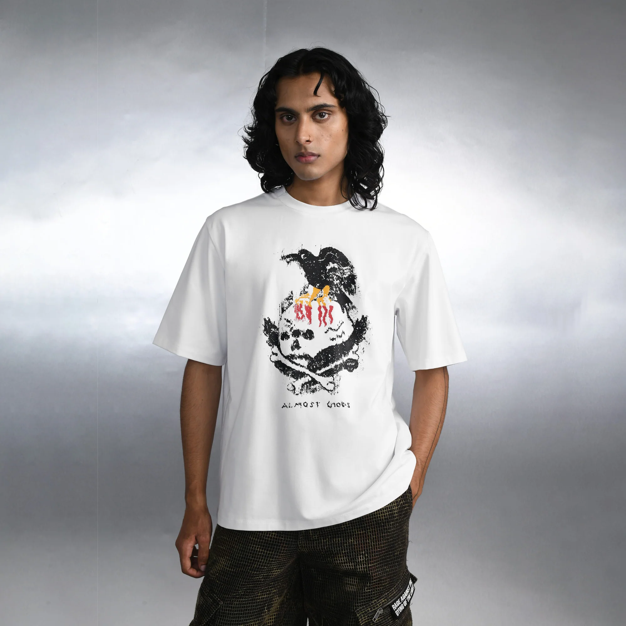 ALMOST GODS | NEVERMORE TEE { WHITE - Image 4