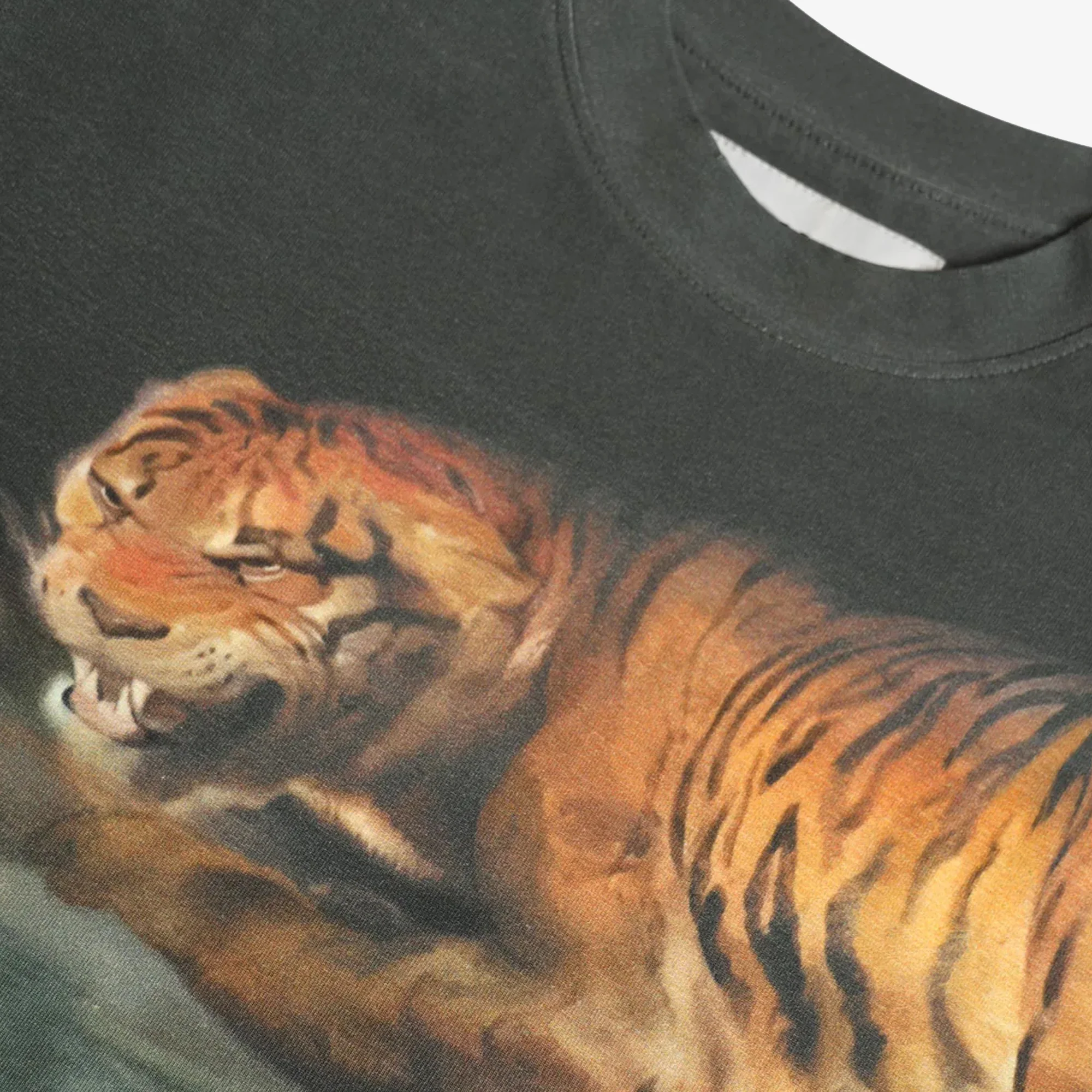 ALMOST GODS | THE FOUR CONTINENTS CROPPED TEE { MULTI - Image 4