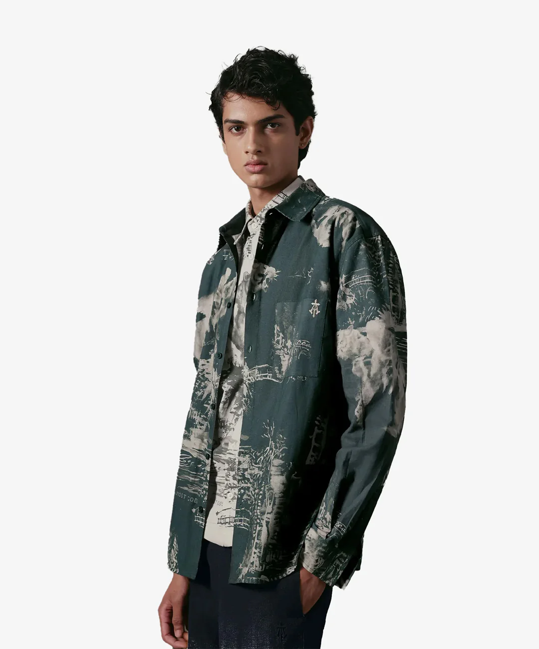 ALMOST GODS | THE TERRAIN RELAXED SHIRT IN MILITARY { OLIVE