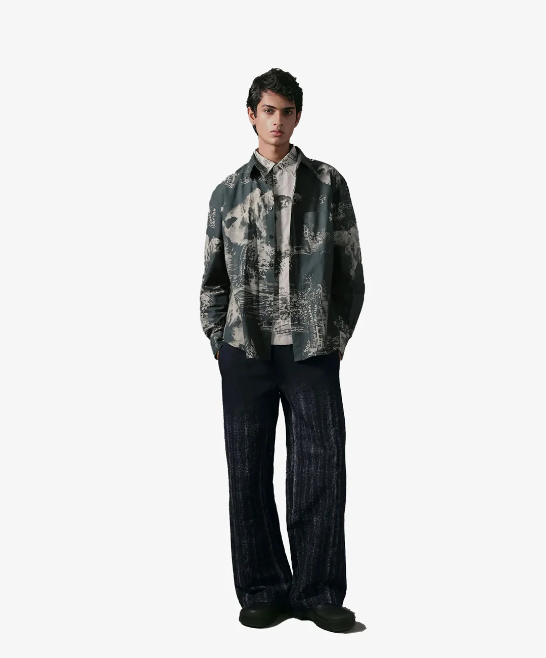 ALMOST GODS | THE TERRAIN RELAXED SHIRT IN MILITARY { OLIVE - Image 7