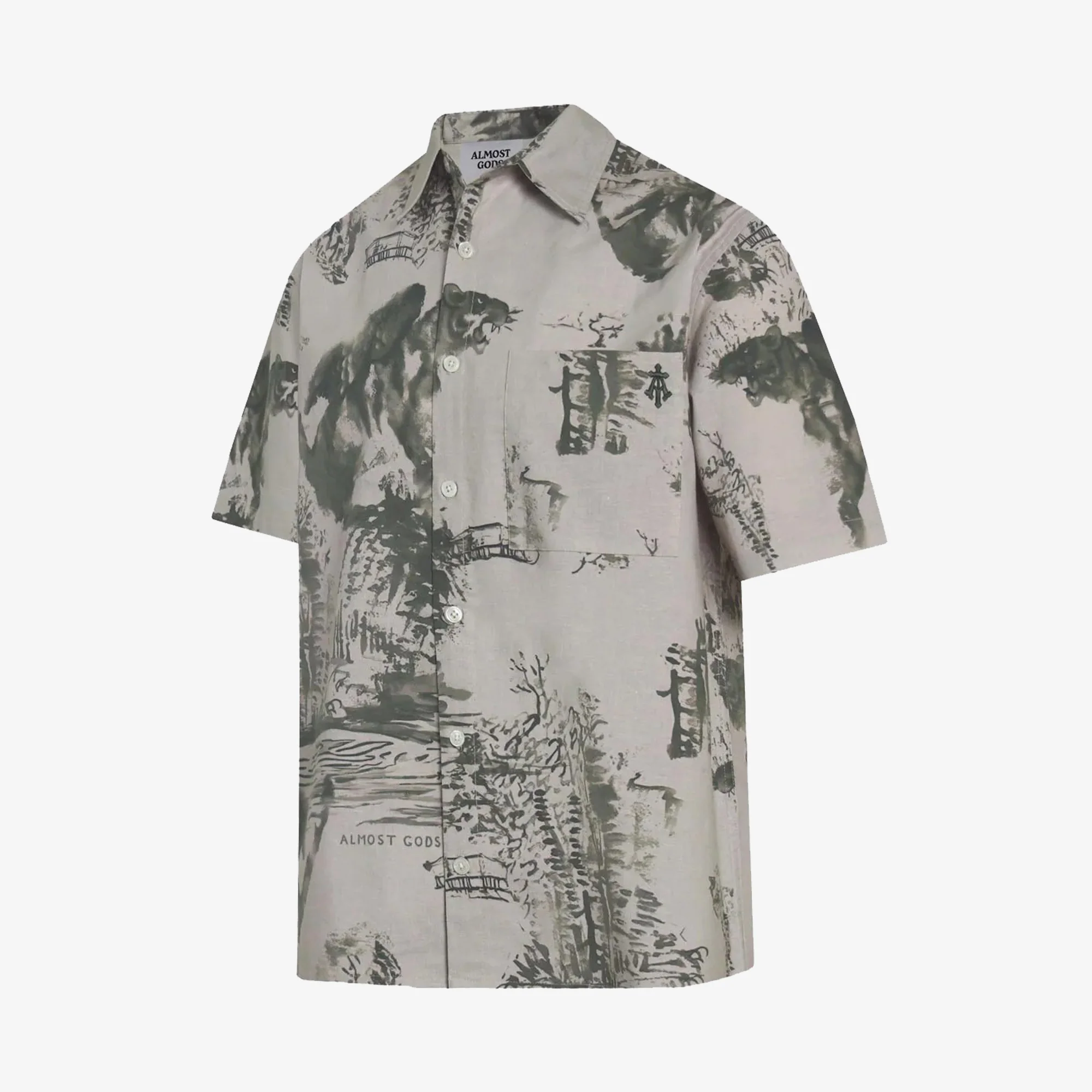 ALMOST GODS | THE TERRAIN SHIRT { GREEN - Image 3