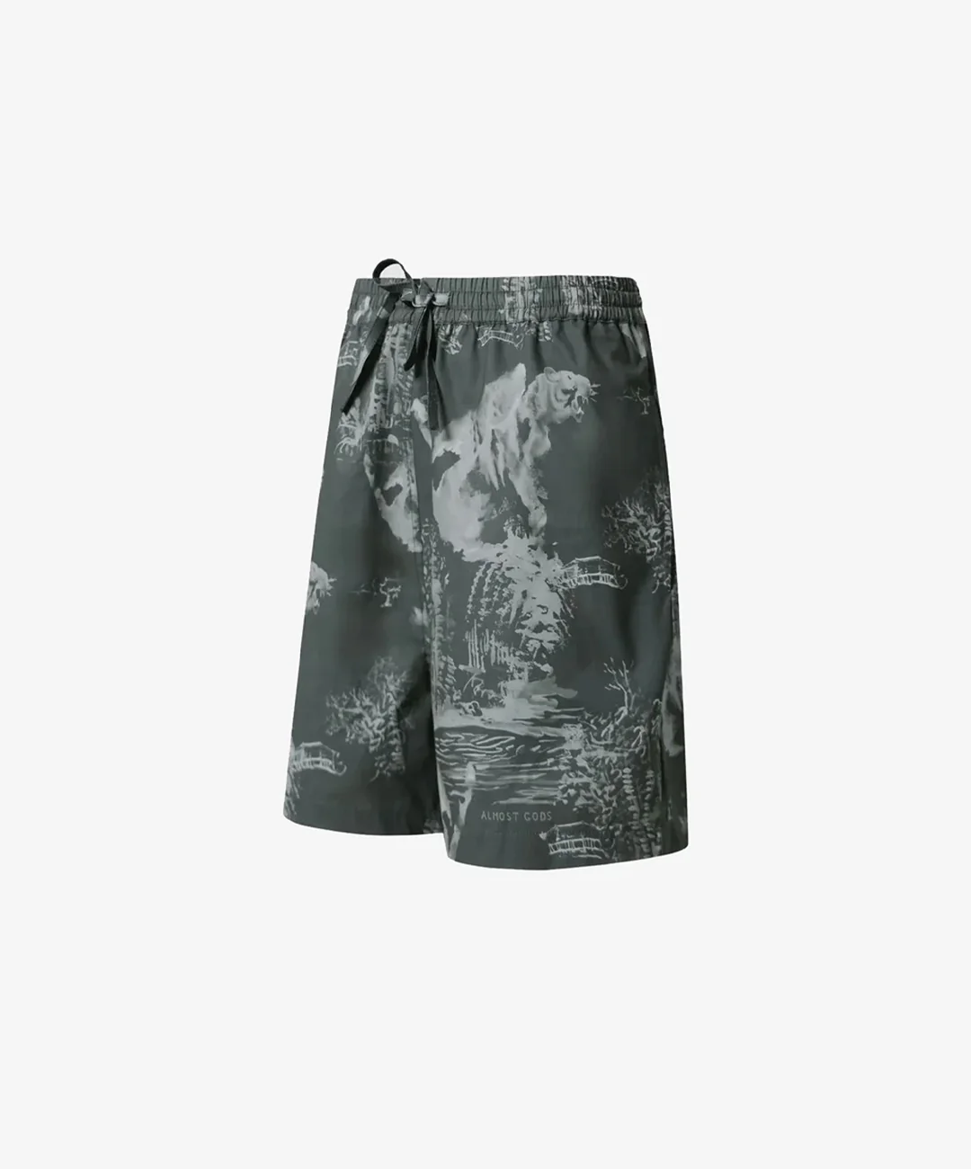ALMOST GODS | THE TERRAIN SWIM TRUNKS { OLIVE - Image 2