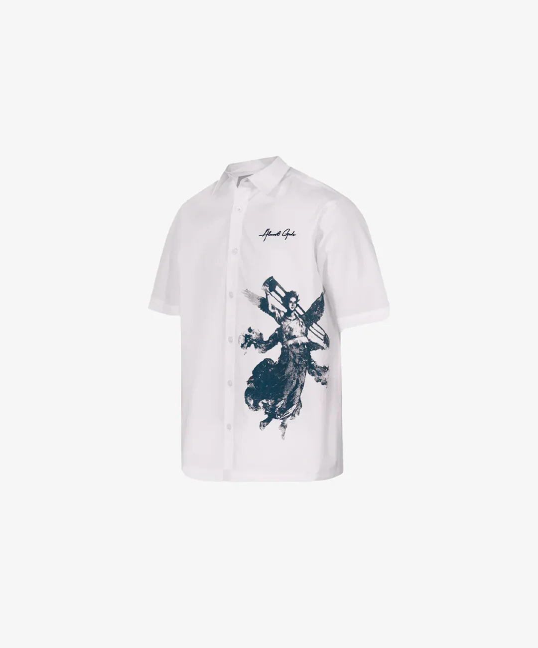 ALMOST GODS | VICTORIA FRESCO RELAXED SHIRT { WHITE - Image 2