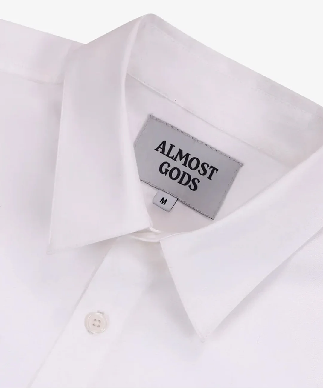 ALMOST GODS | VICTORIA FRESCO RELAXED SHIRT { WHITE - Image 5