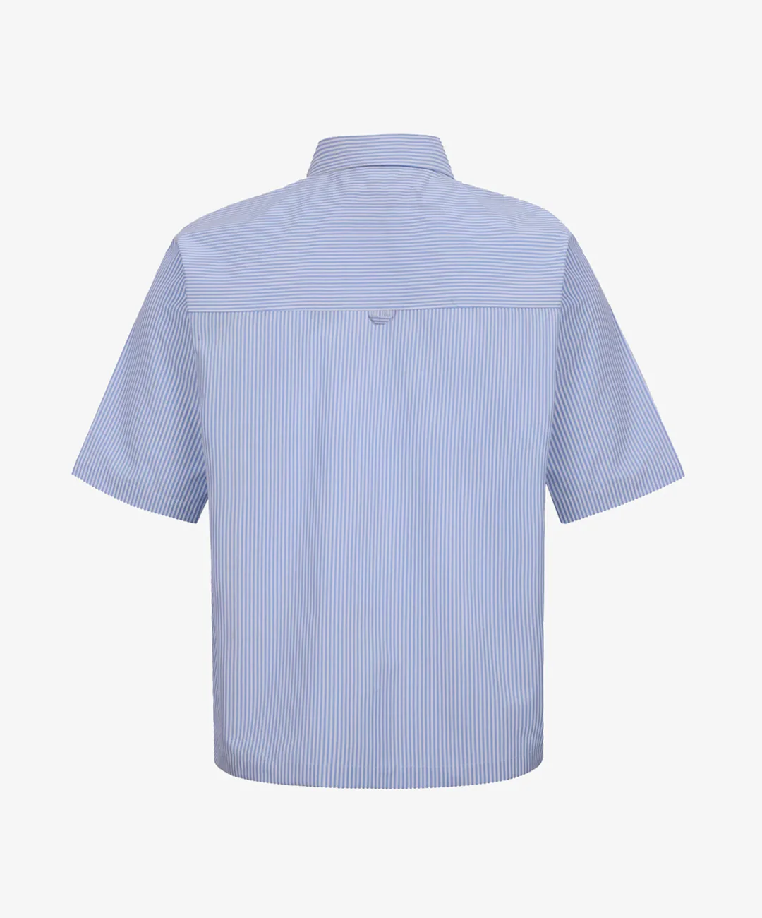 ALMOST GODS | VICTORIA FRESCO SHIRT IN BENGAL STRIPES { BLUE/WHITE - Image 2