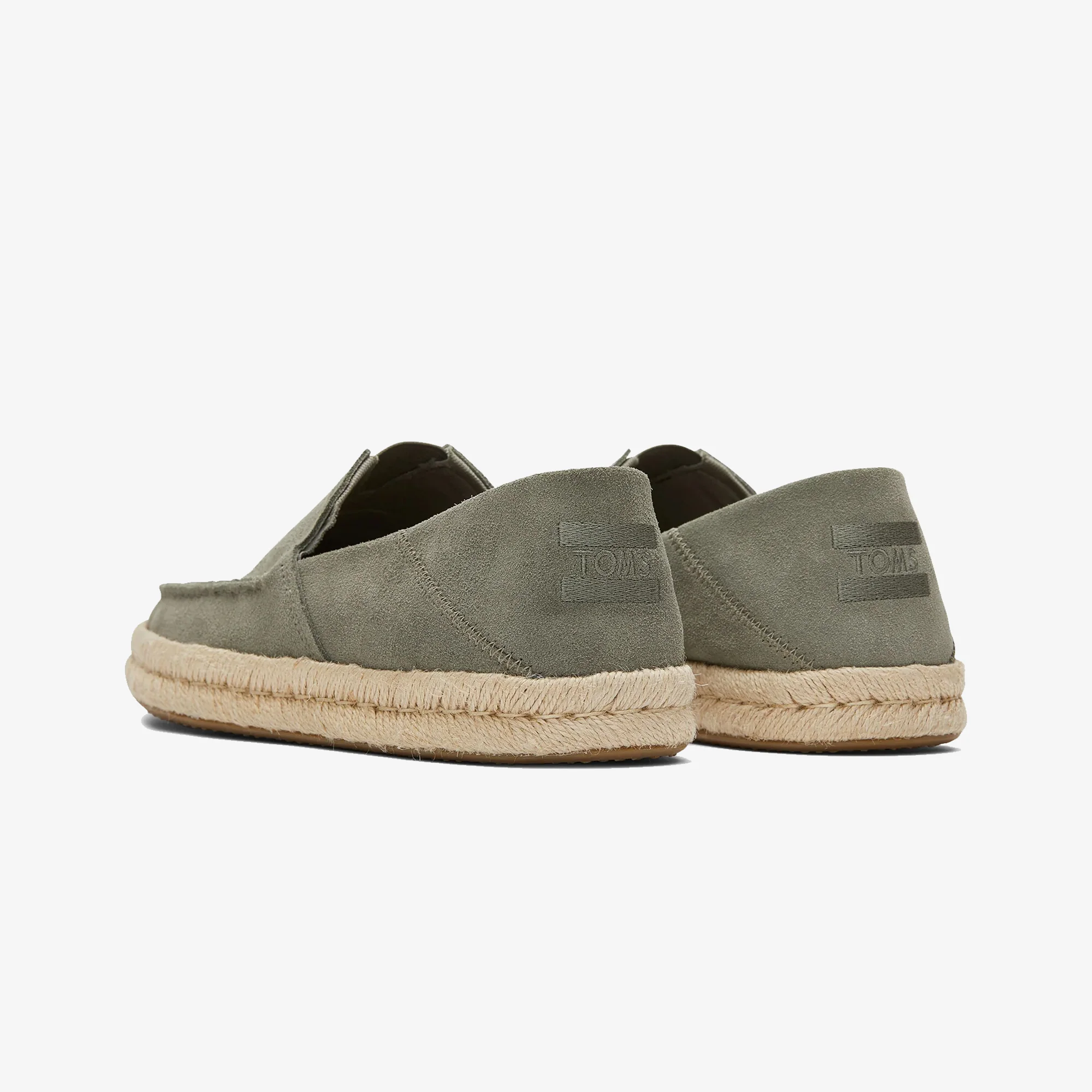 Toms | ALONSO LOAFERS SUEDE ESPADRILLES { OLIVE - Image 3