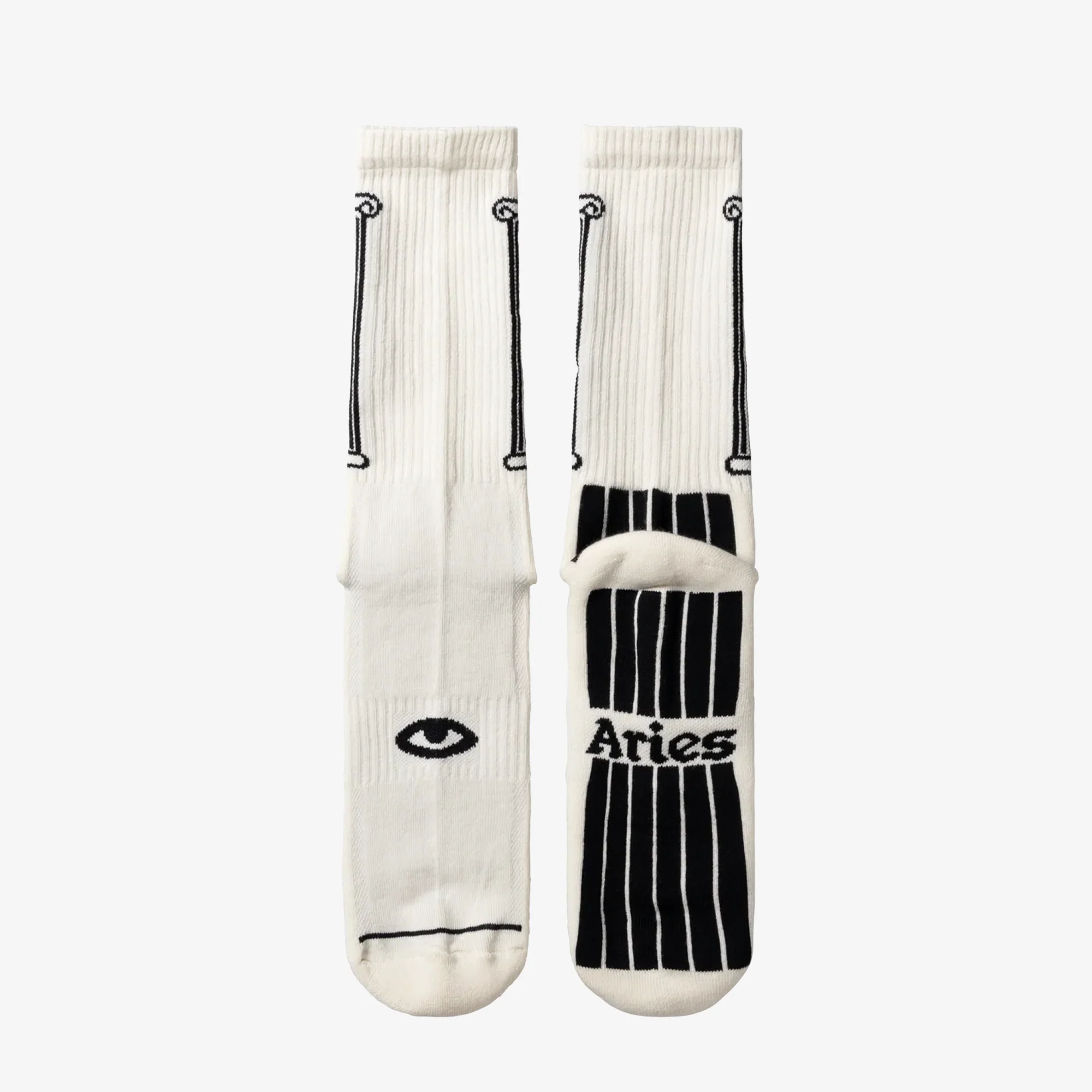 Aries | COLUMN SOCK { WHITE - Image 3