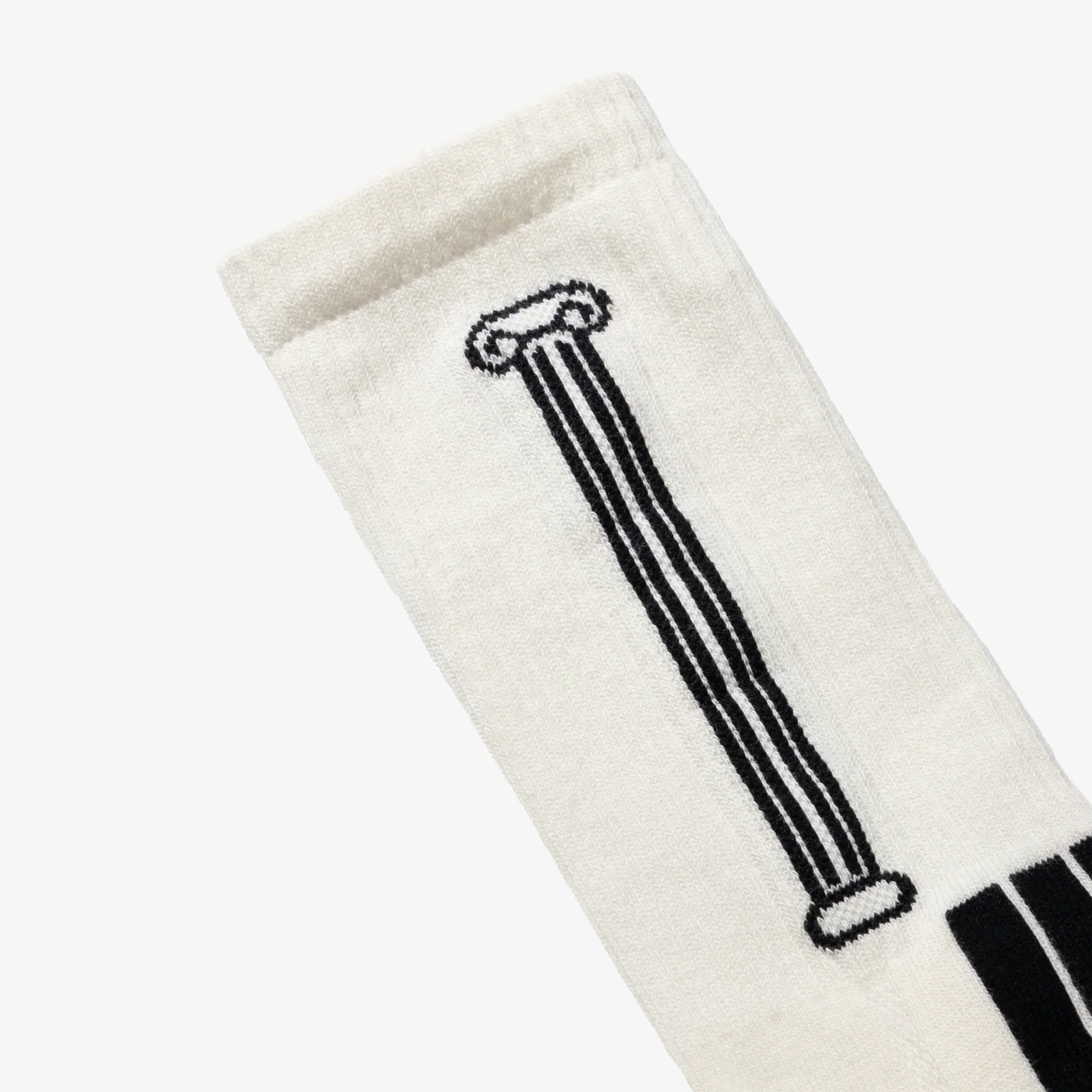 Aries | COLUMN SOCK { WHITE - Image 5