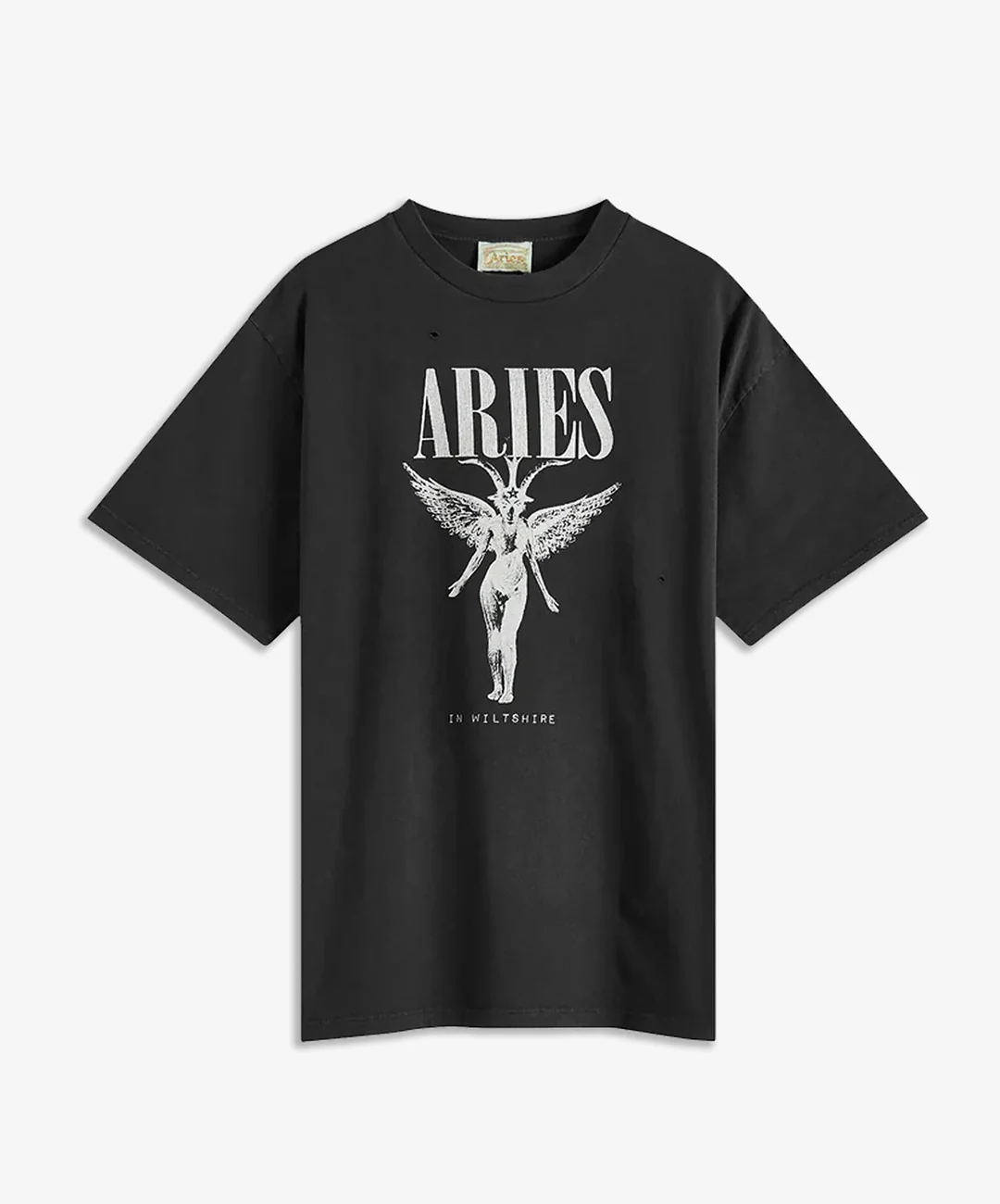 Aries | DESTROYED NIRVANA SS TEE { BLACK - Image 4