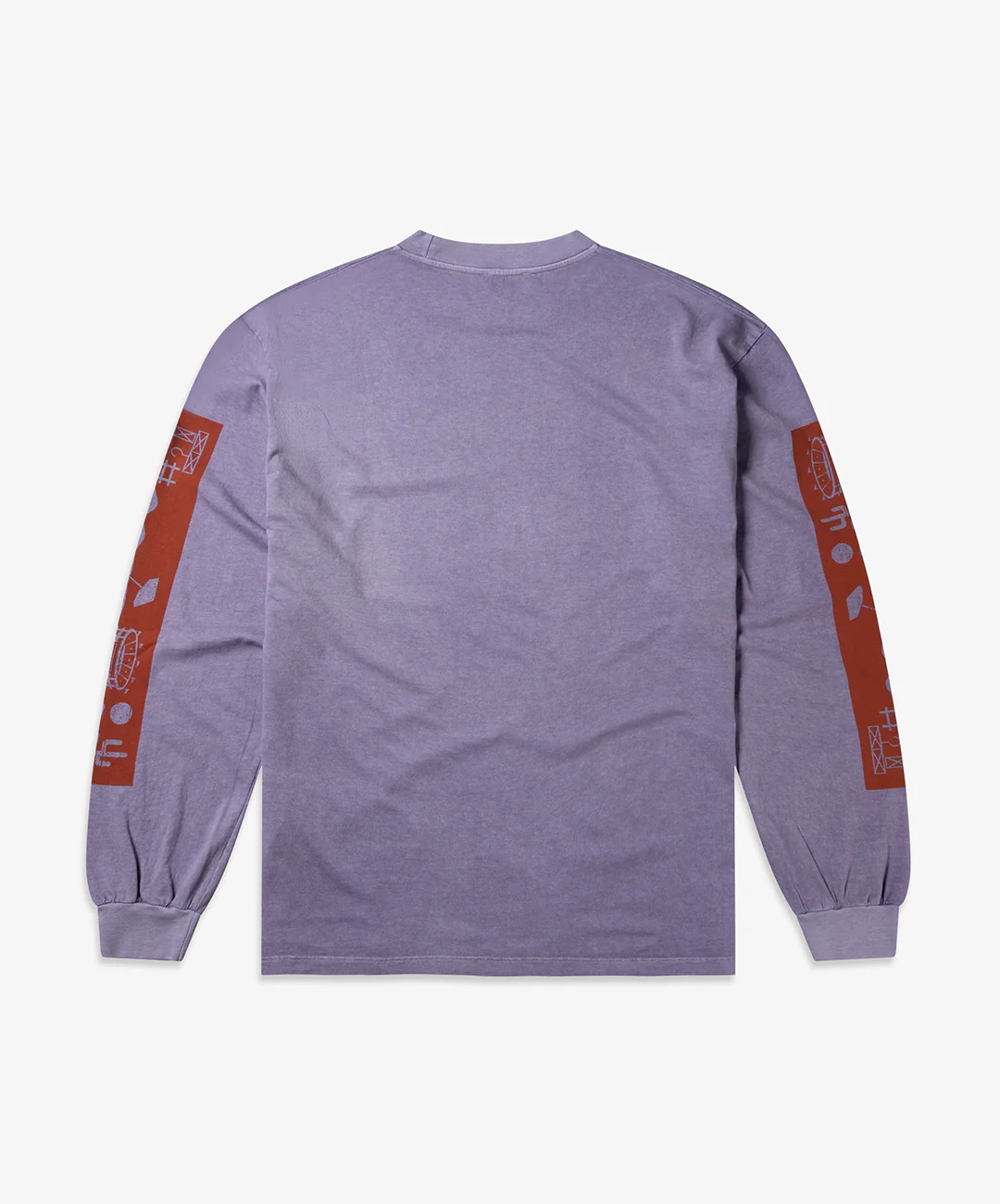 Aries | FADED WINGDINGS LS TEE { PURPLE - Image 2