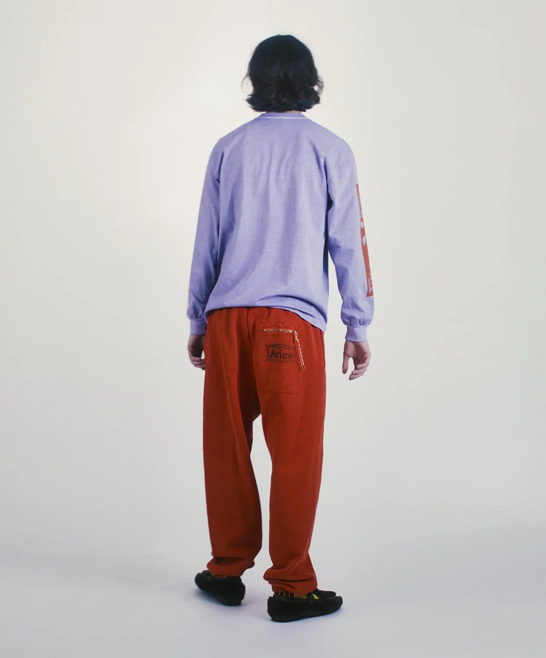 Aries | FADED WINGDINGS LS TEE { PURPLE - Image 6