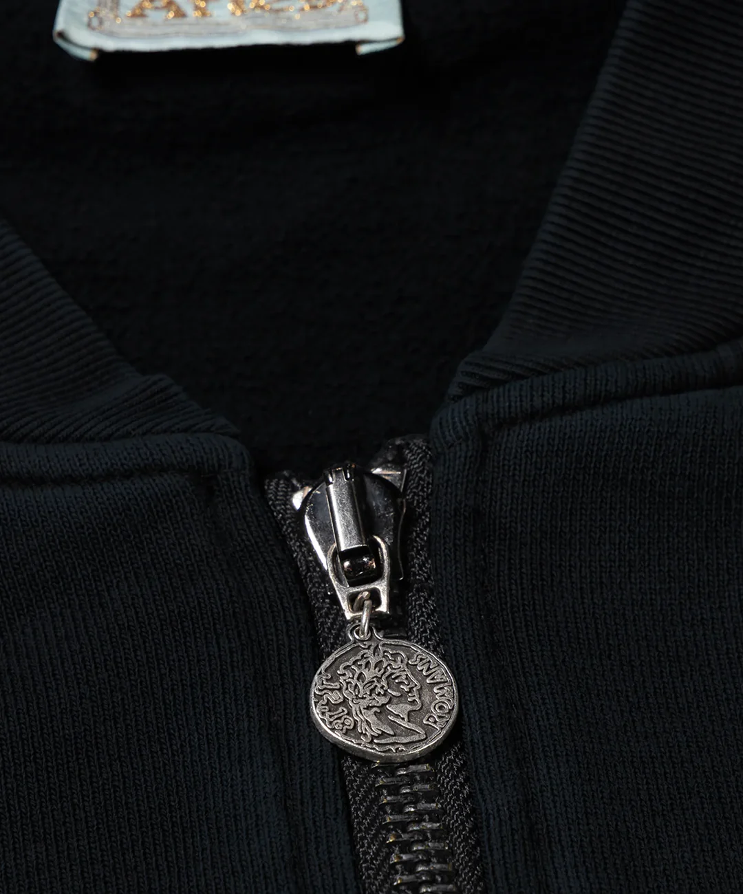 Aries | PREMIUM FADED TEMPLE BOMBER { BLACK - Image 3