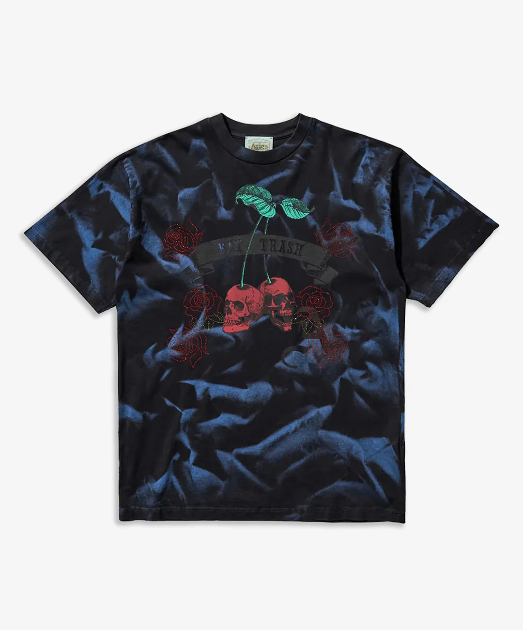 Aries | SPRAYED TRASH CHERRIES SS TEE { MULTI - Image 4