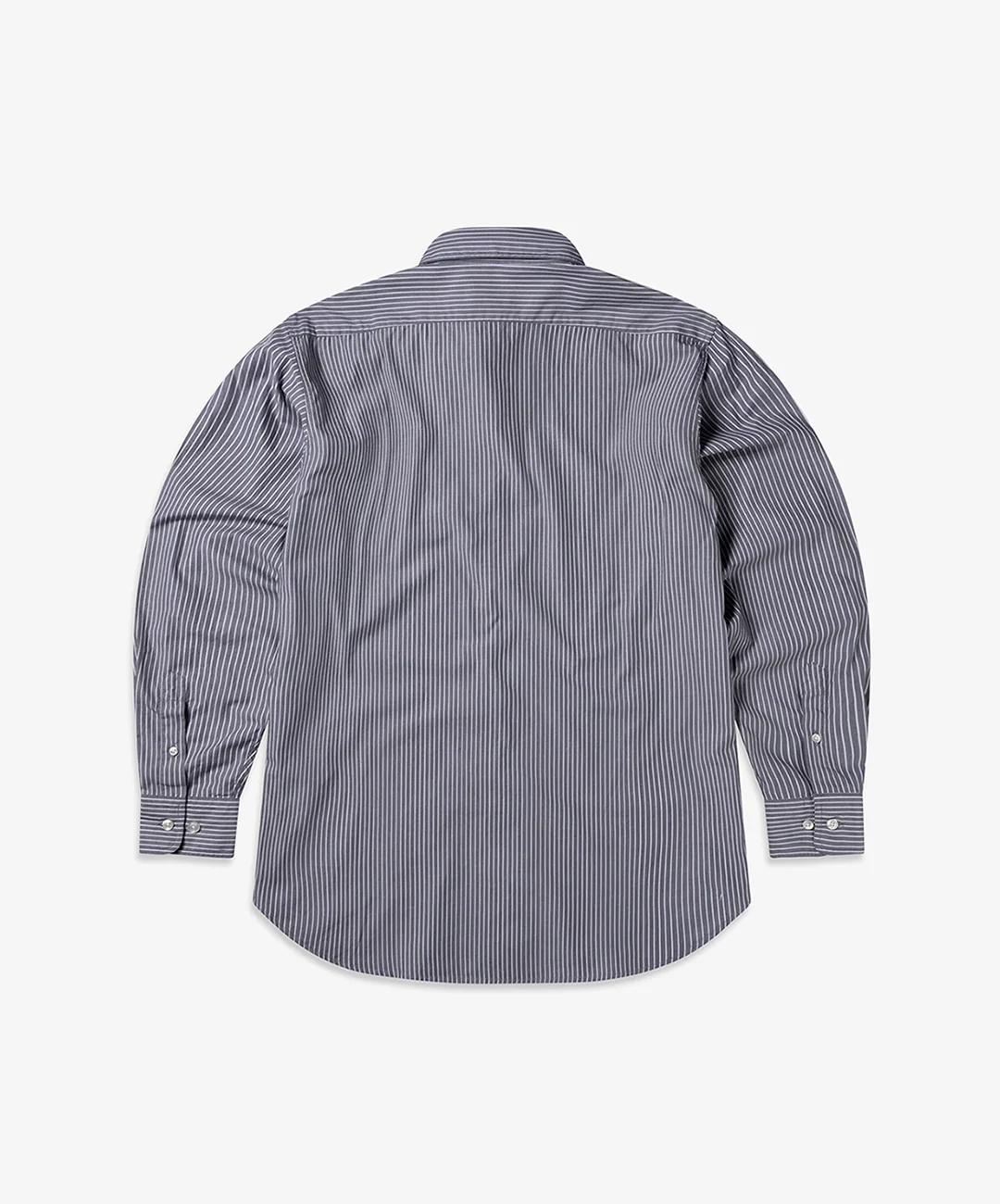 Aries | STRIPE POPLIN CLASSIC SHIRT { GREY - Image 2