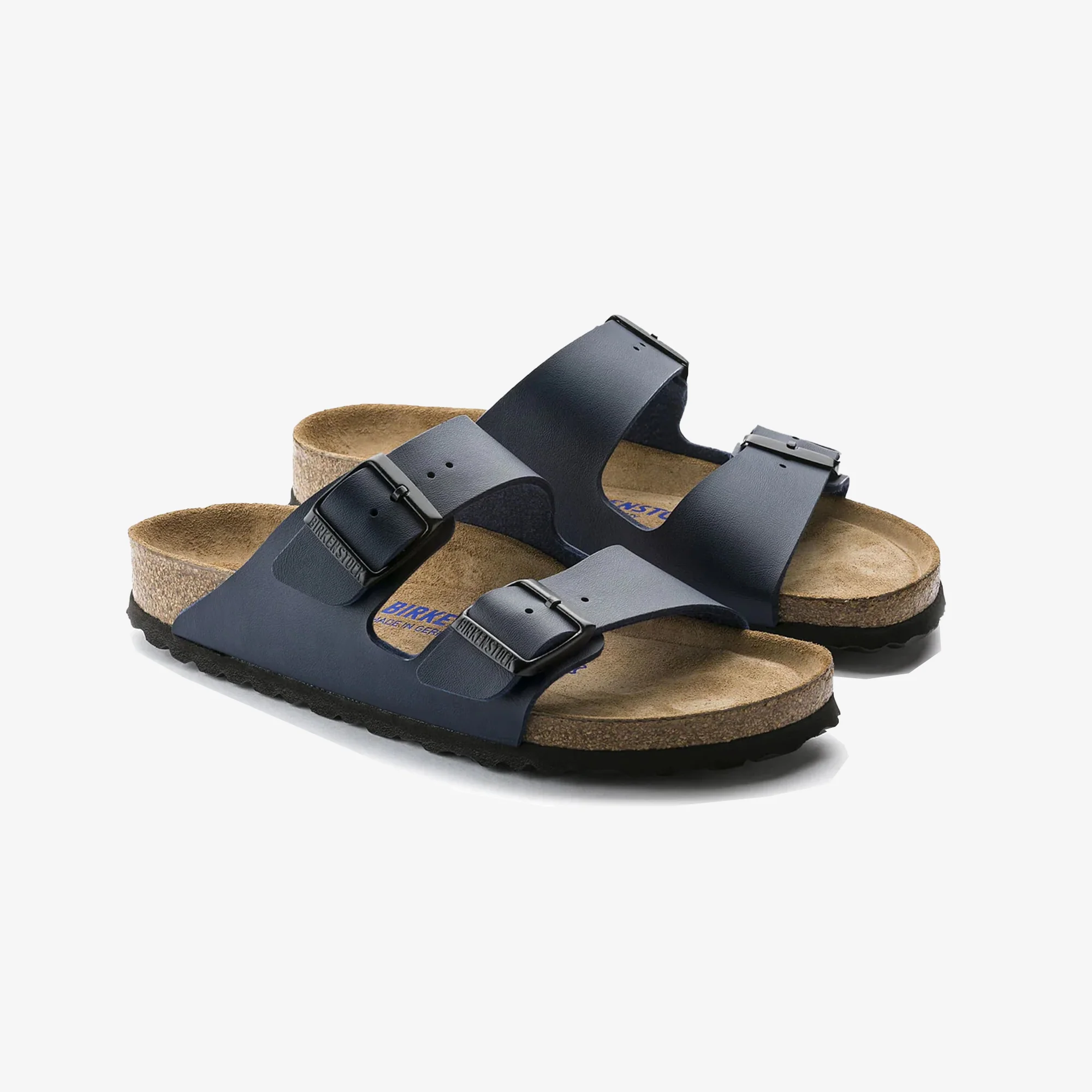 Birkenstock | ARIZONA SOFT FOOTBED BIRKO-FLOR  { BLUE - Image 3