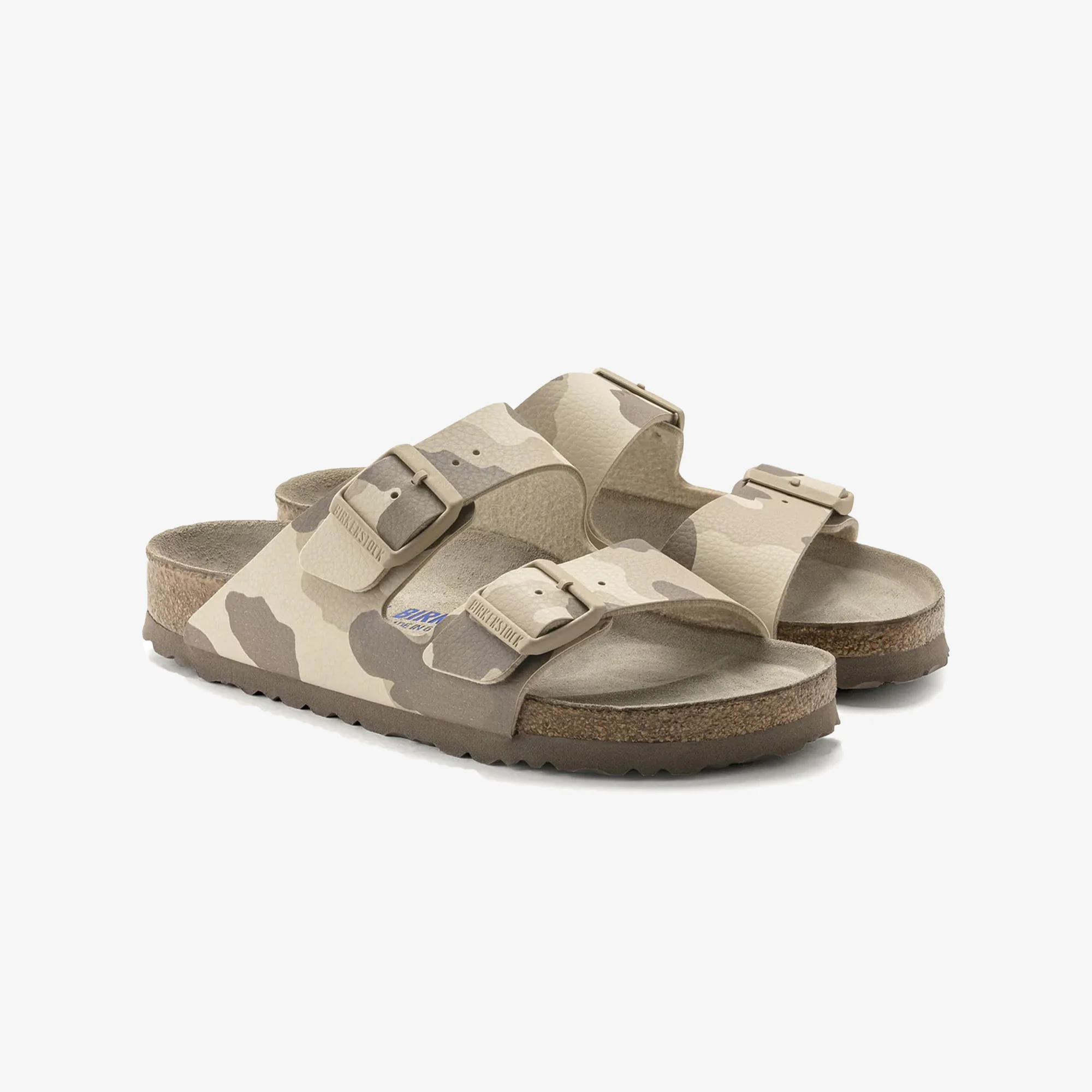Birkenstock | ARIZONA SOFT FOOTBED BIRKO-FLOR { MULTI/DESERT SOIL GREY - Image 2