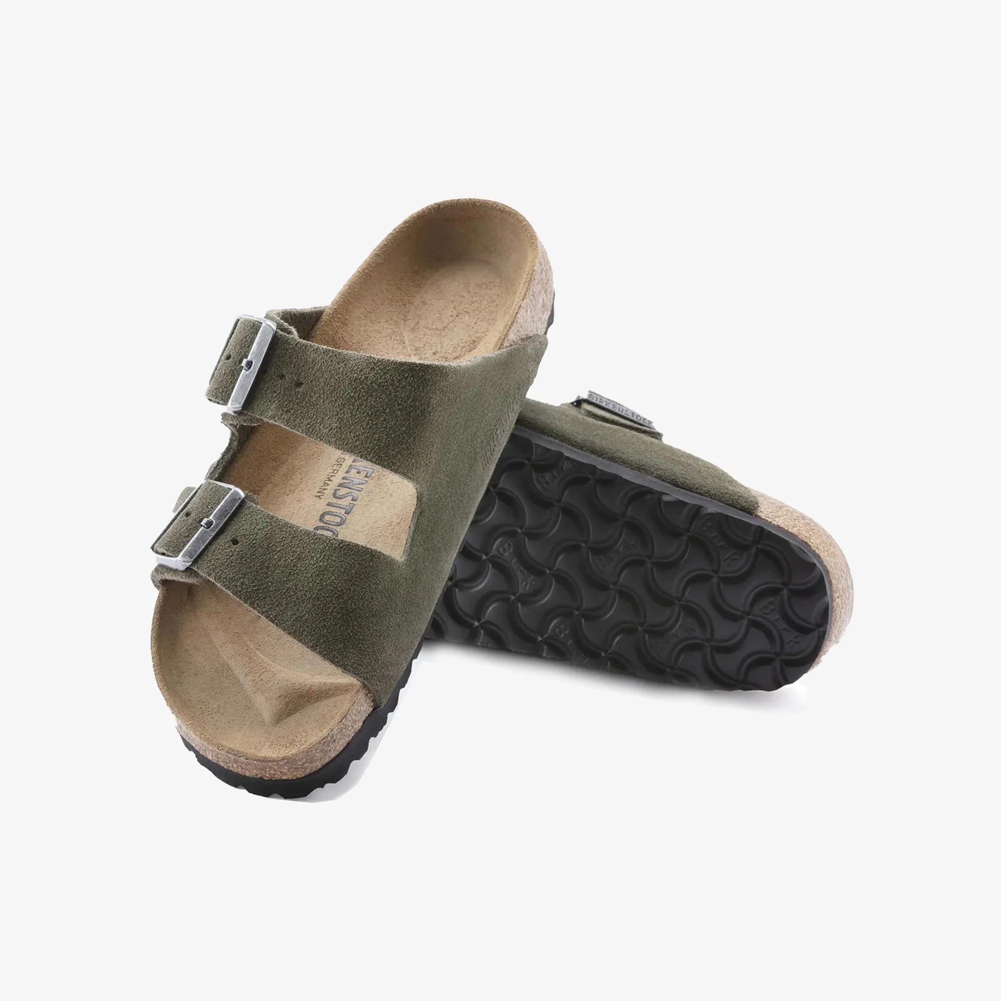 Birkenstock | ARIZONA SUEDE LEATHER { GREEN - Image 2