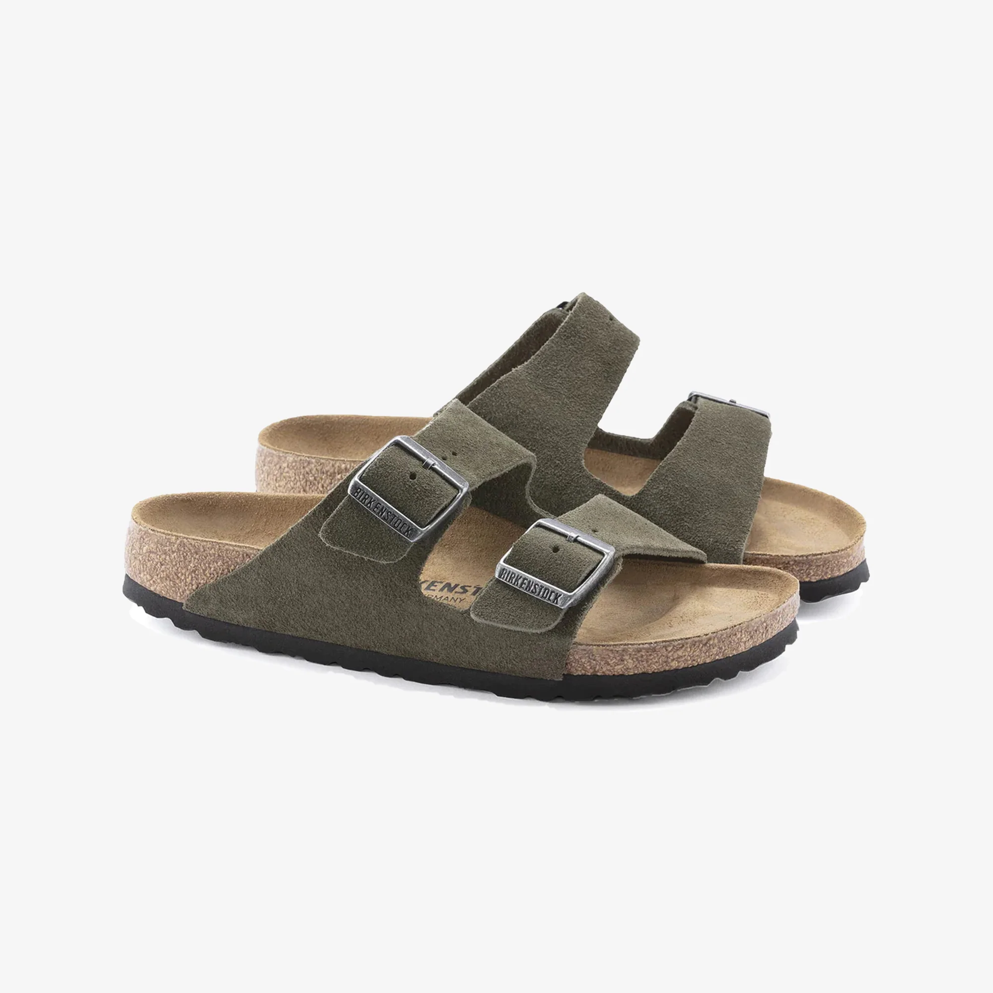 Birkenstock | ARIZONA SUEDE LEATHER { GREEN - Image 3