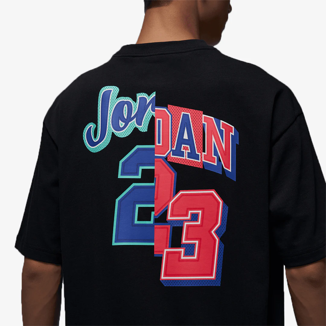 Jordan | AS M J OVRSZ SS CREW GCEL  { BLACK - Image 4