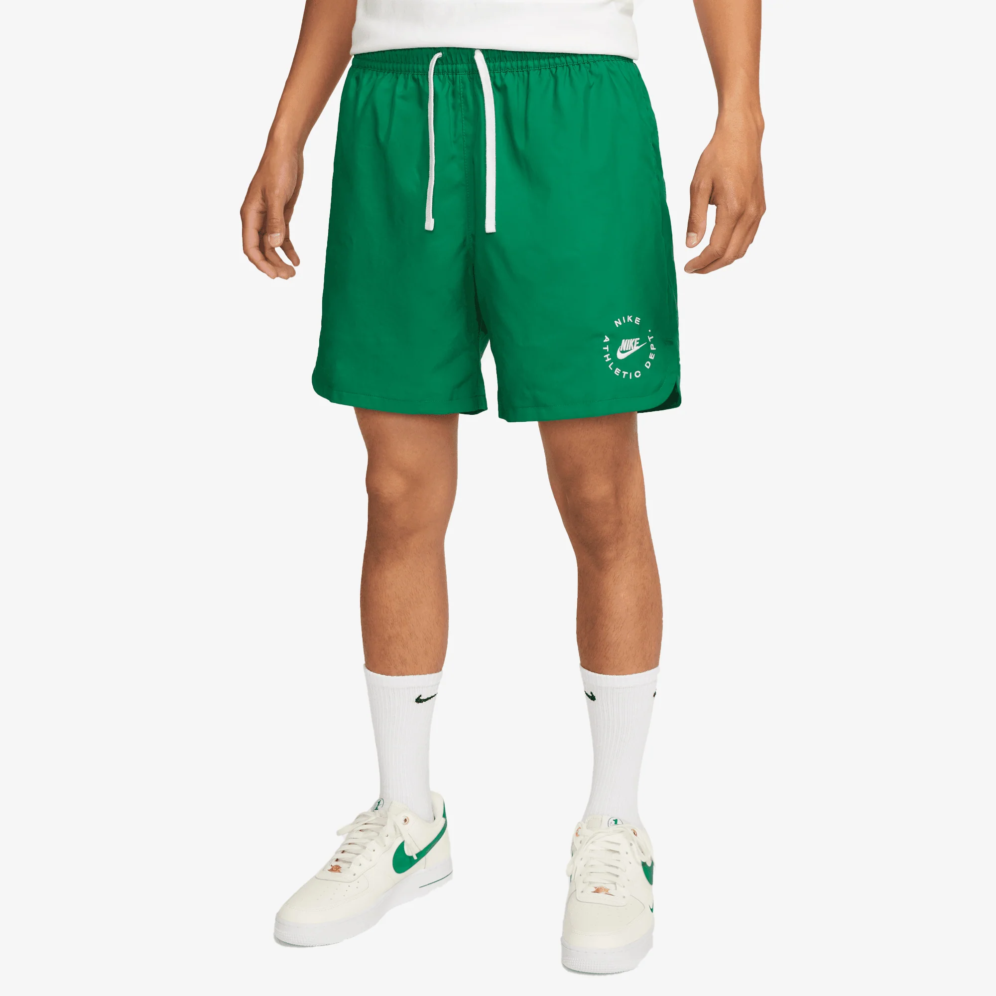 Nike | AS M NK WVN LND FLOW SHORT NCP { MALACHITE/WHITE