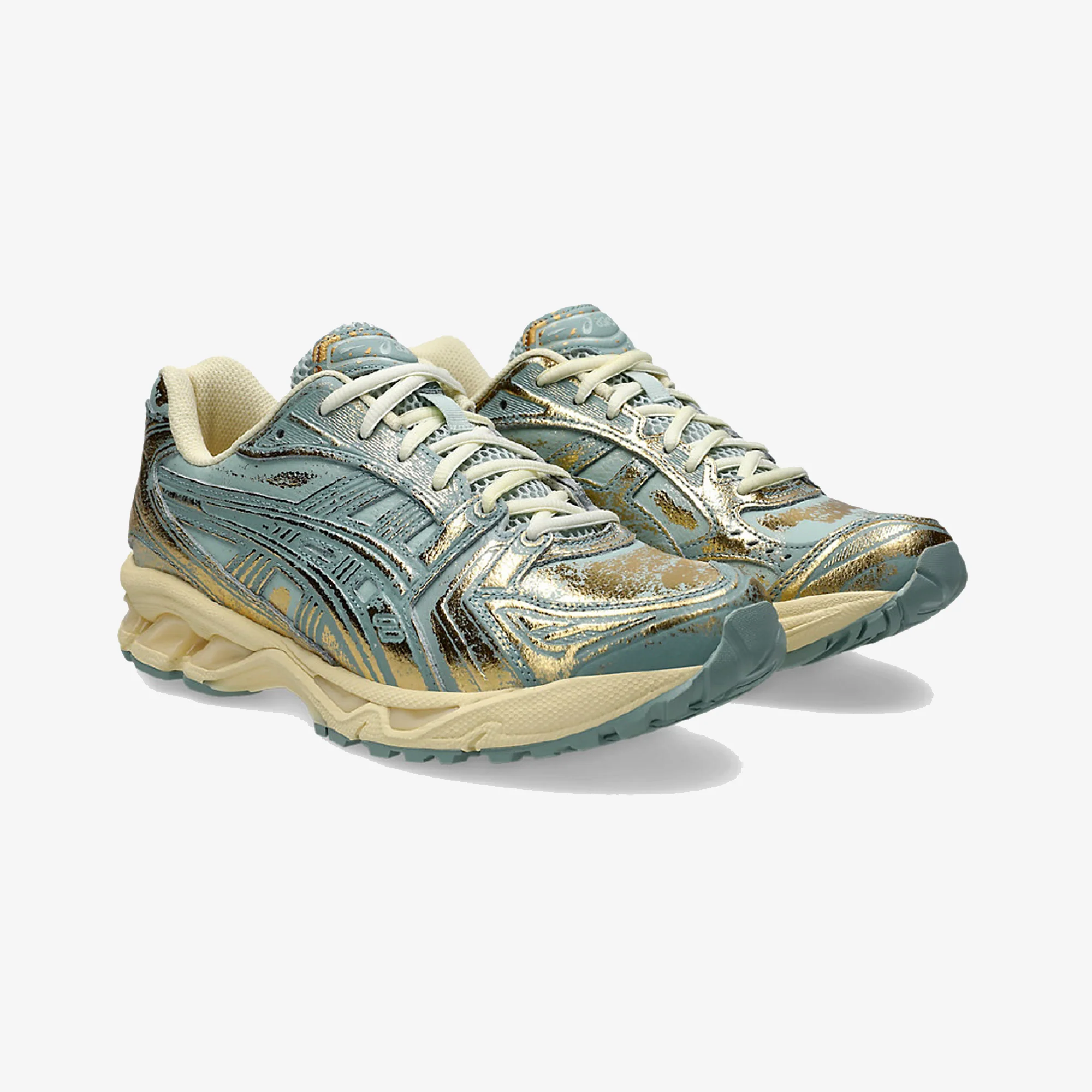 ASICS | GEL KAYANO 14 { PURE GOLD/COLD MOSS - Image 3