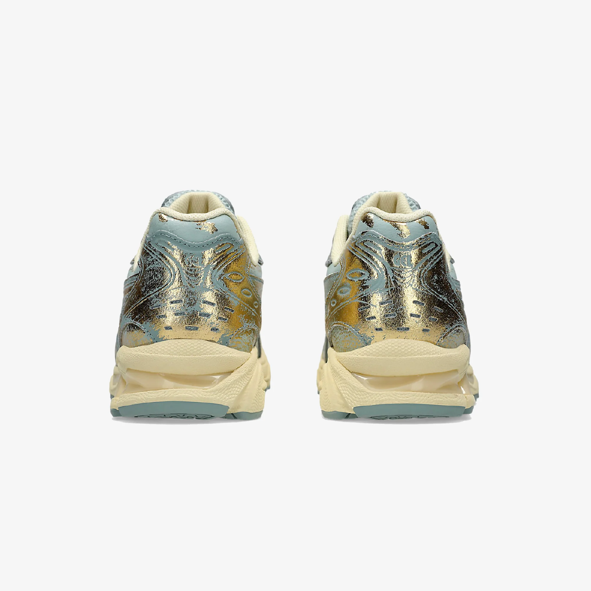 ASICS | GEL KAYANO 14 { PURE GOLD/COLD MOSS - Image 4